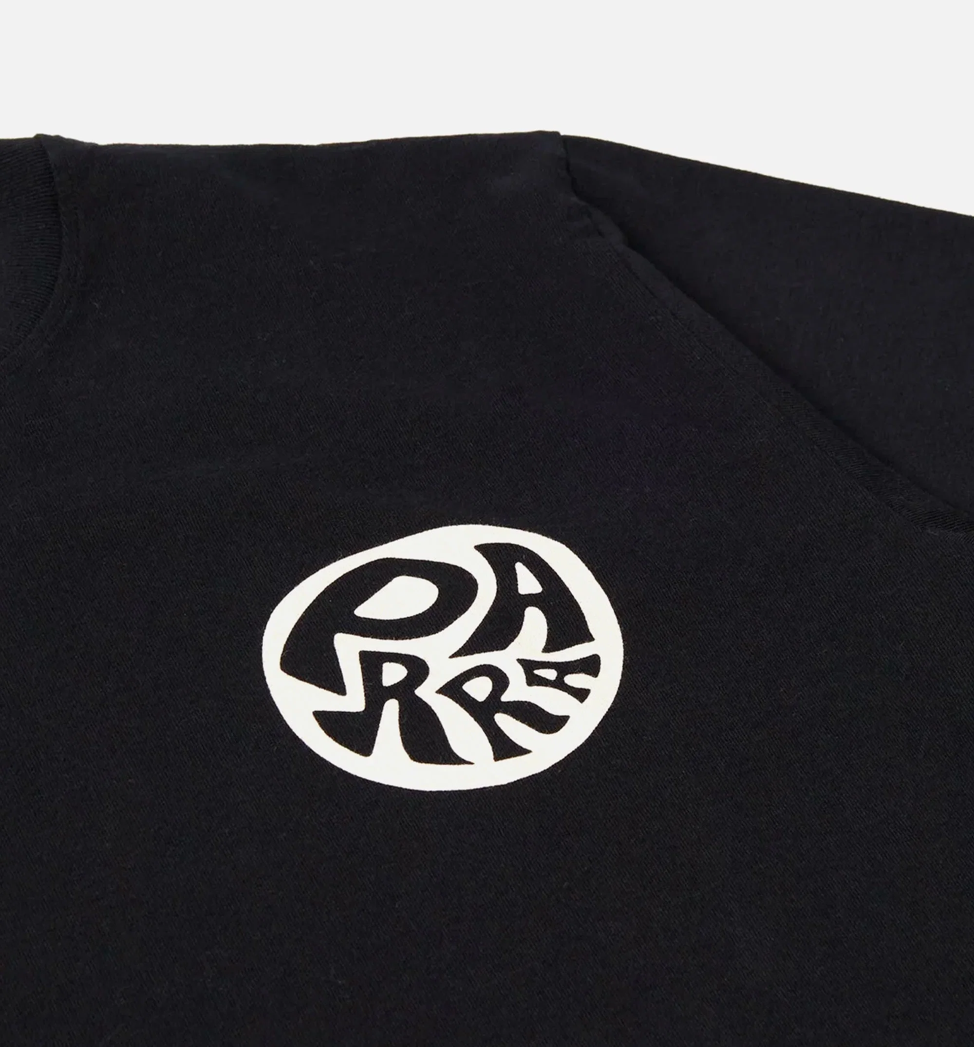 parra Play Ball Mens Short Sleeve Shirt - Black