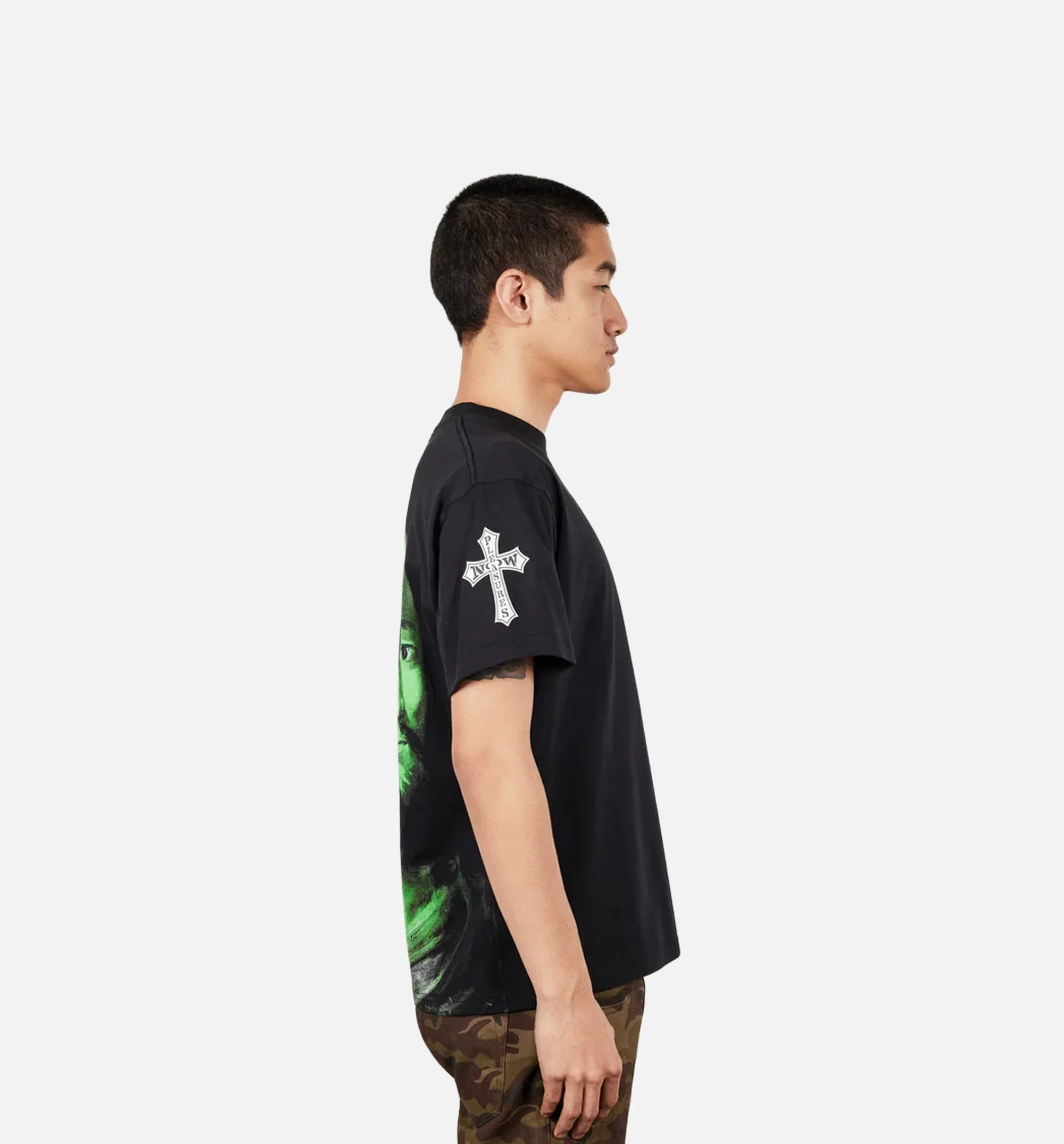 Pleasures Redeemer Mens Short Sleeve Shirt - Black