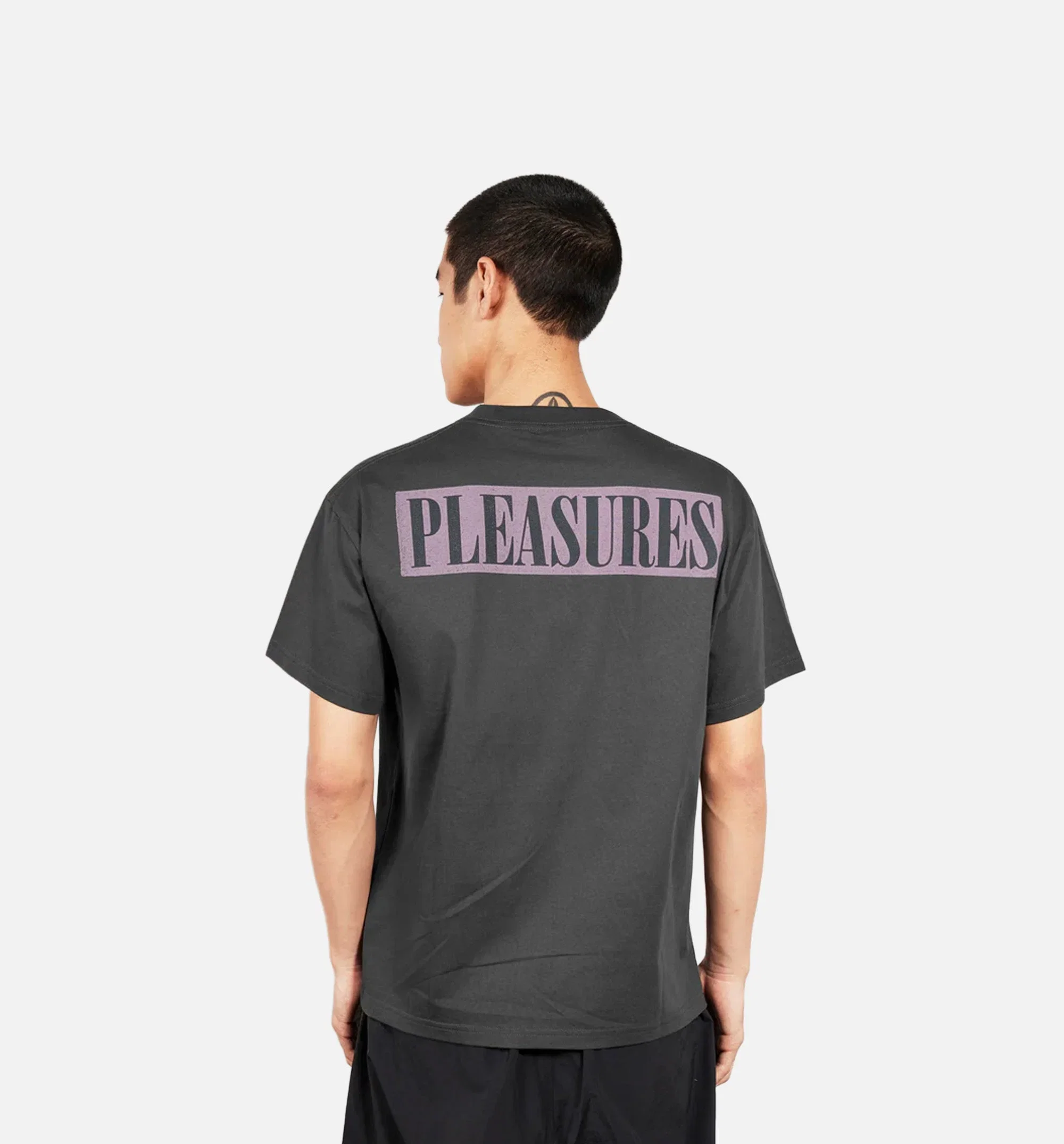 Pleasures Angel Mens Short Sleeve Shirt - Charcoal