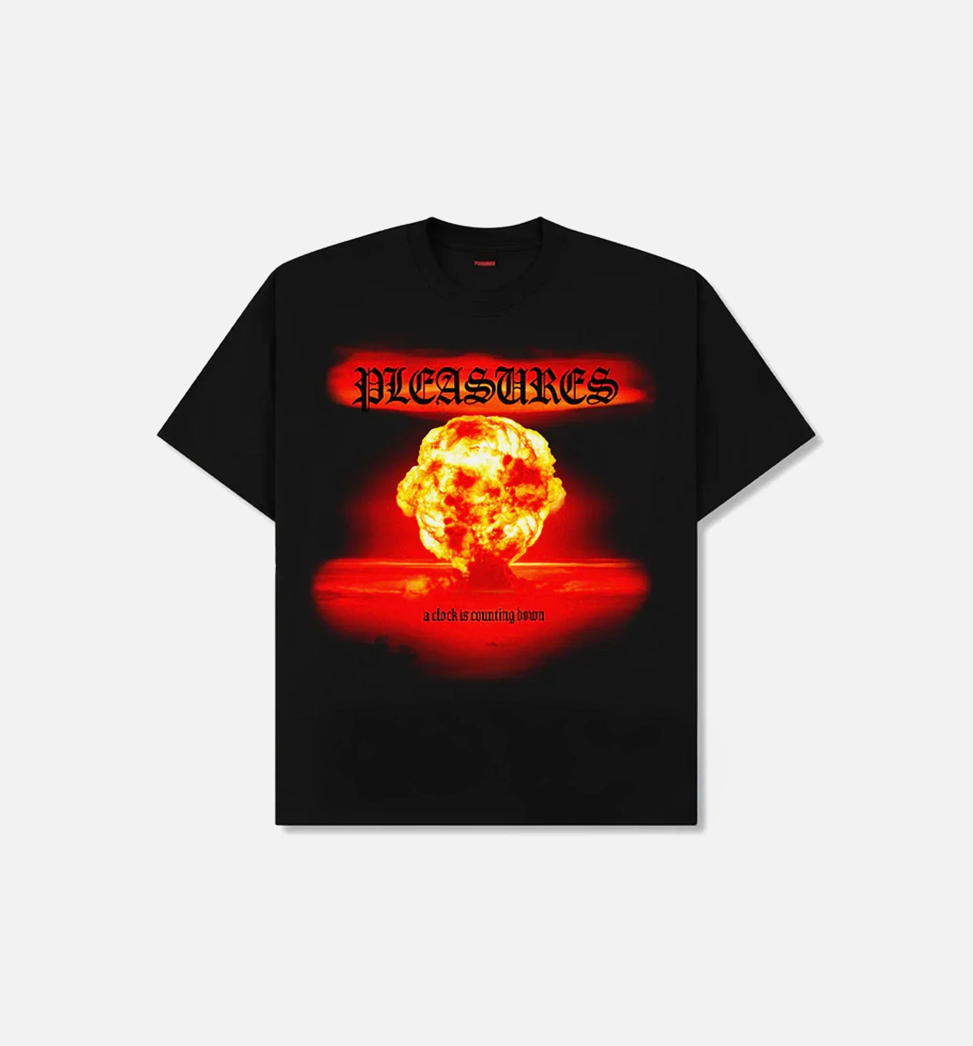 Pleasures Quarrel Mens Short Sleeve Shirt - Vintage Black