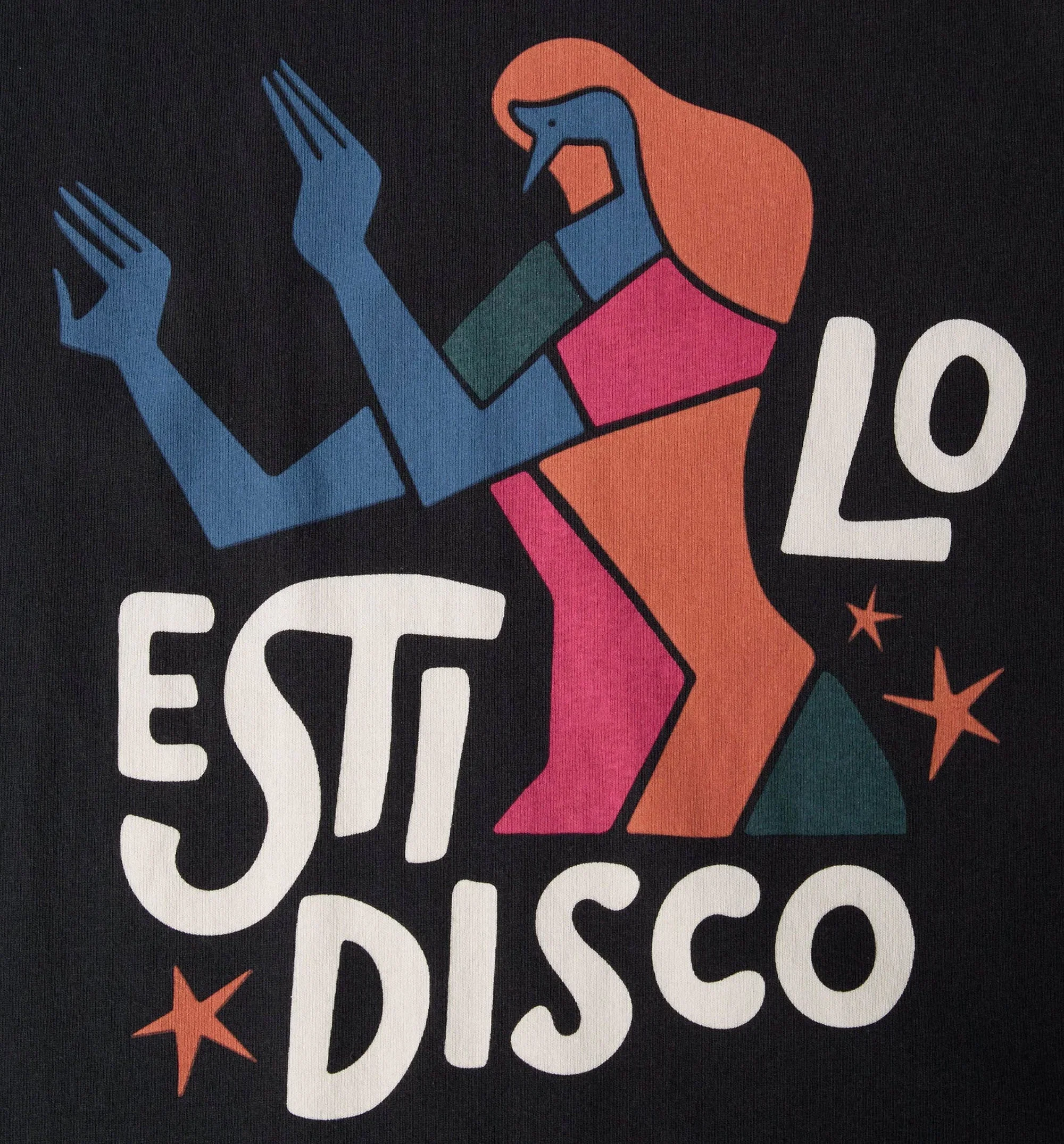 parra Estilo Disco Mens Short Sleeve Shirt - Black