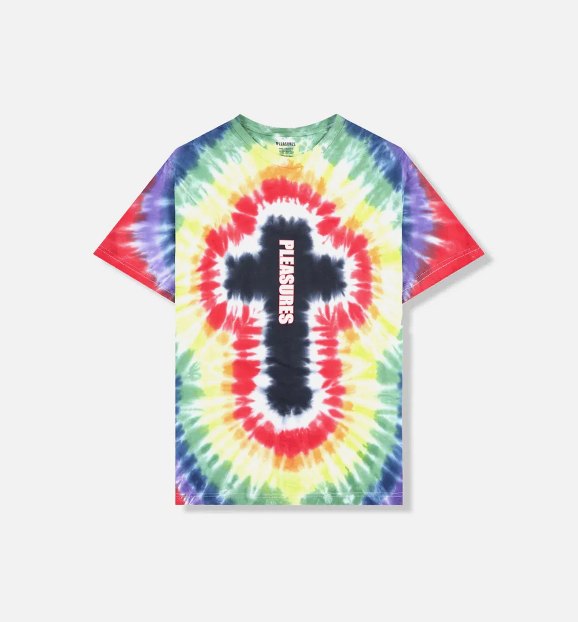 Pleasures Tie Dyed Mens Short Sleeve Shirt - Multi