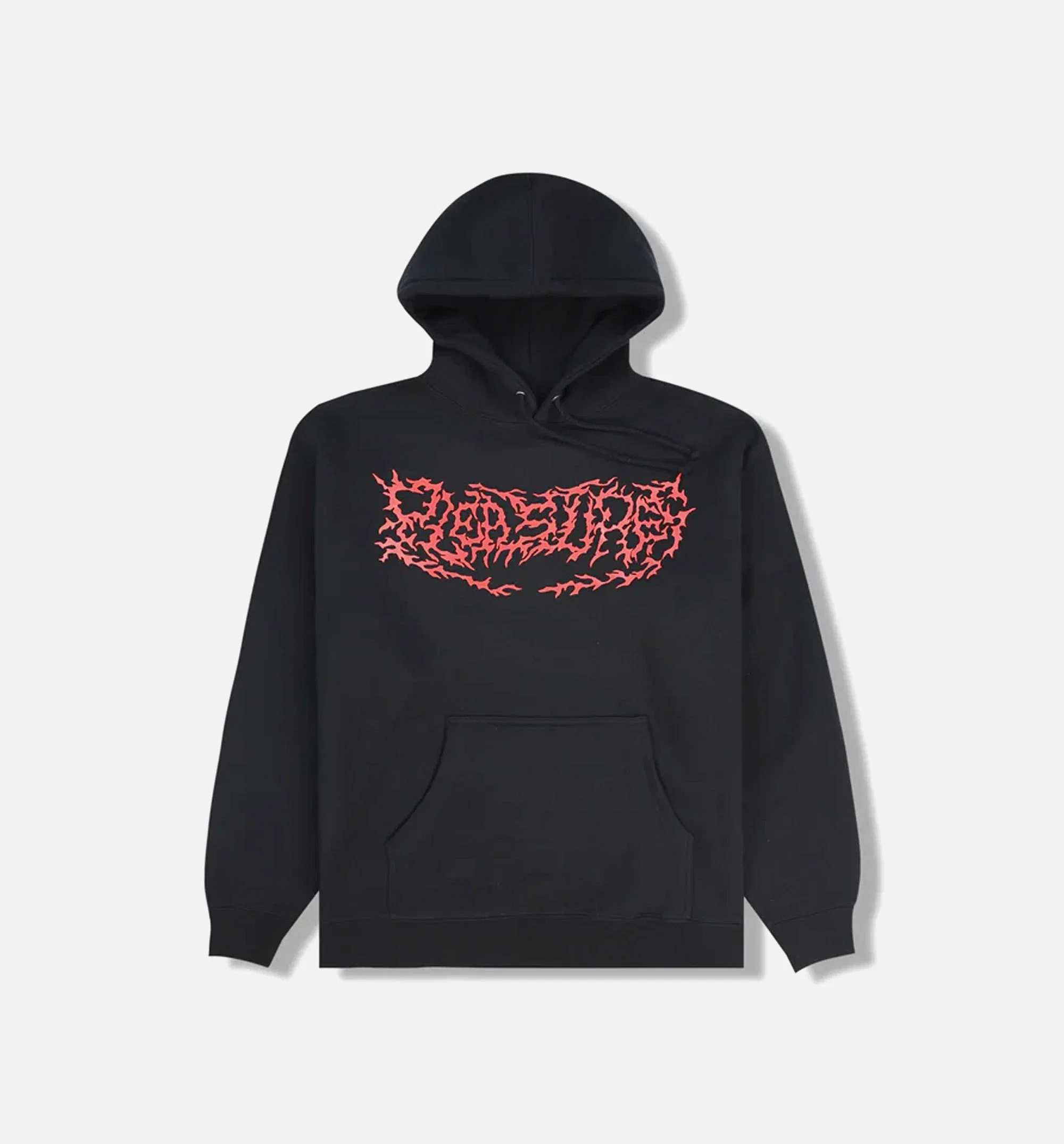 Pleasures Off Road Pullover Mens Hoodie - Black/Red