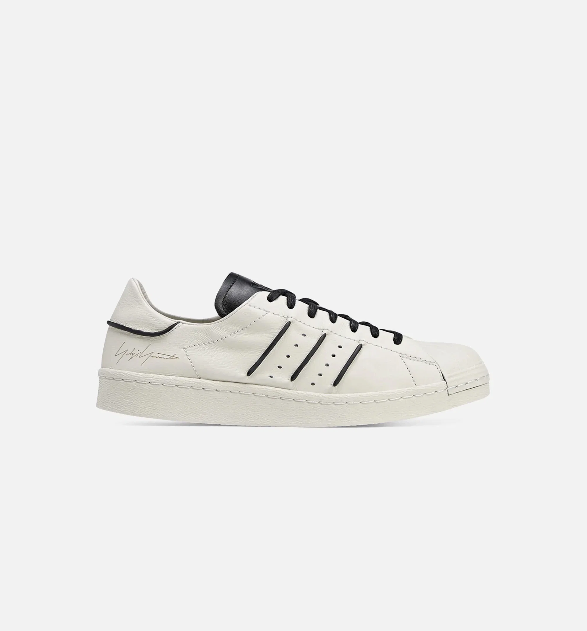 Y-3 Y3 Superstar Mens Lifestyle Shoe - Talc/Talc/Black