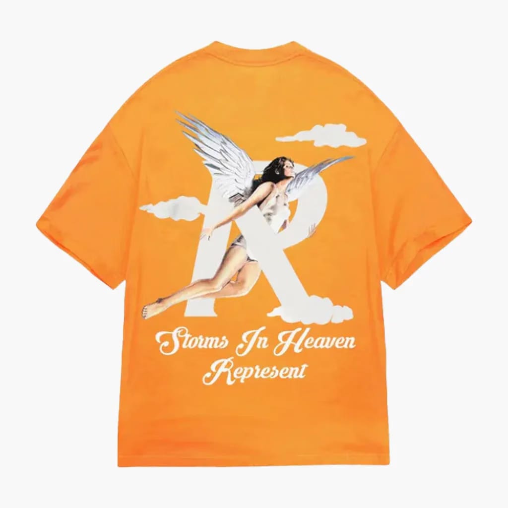 Represent Storms In Heaven T-Shirt Orange