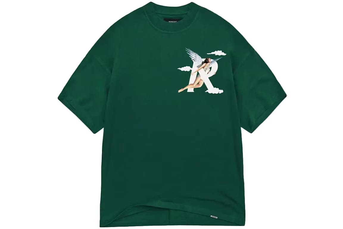 Represent Storms In Heaven T-Shirt Racing Green