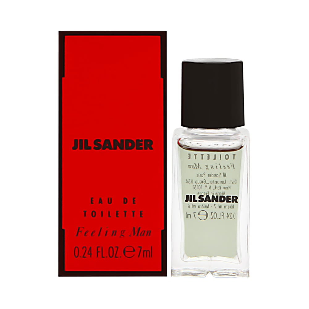 Jil Sander Feeling Man by Jil Sander for Men 0.23 oz Eau de Toilette Mini Collectible