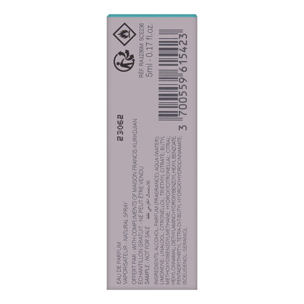 Maison Francis Kurkdjian Aqua Media by Maison Francis Kurkdjian 5 ml / 0.17 oz Cologne Forte Travel Mini Spray