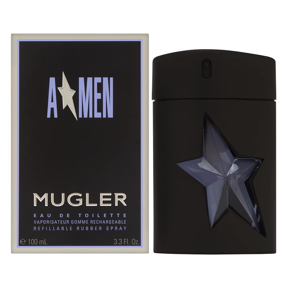 Mugler A Men Mugler by Mugler for Men 3.3 oz Eau de Toilette Refillable Rubber Spray