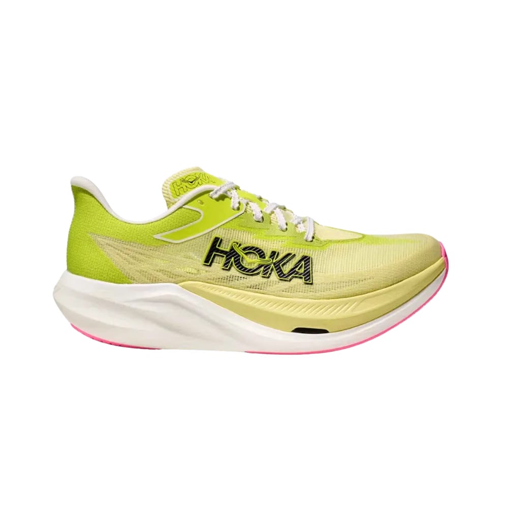 Hoka Rocket x 3 Sunlight/Neon Hoka Citrus