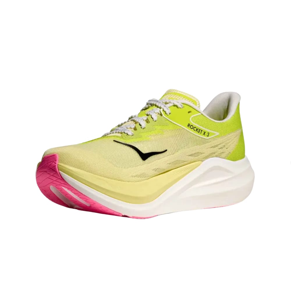 Hoka Rocket x 3 Sunlight/Neon Hoka Citrus
