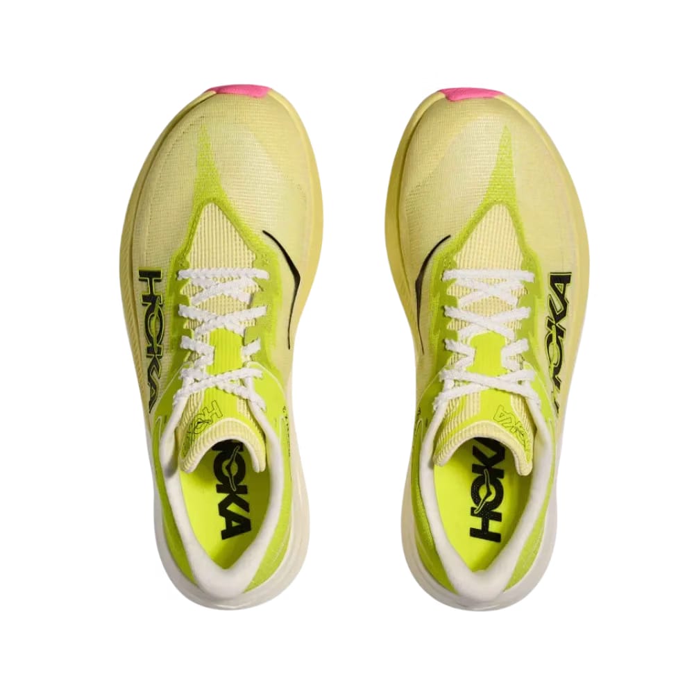 Hoka Rocket x 3 Sunlight/Neon Hoka Citrus
