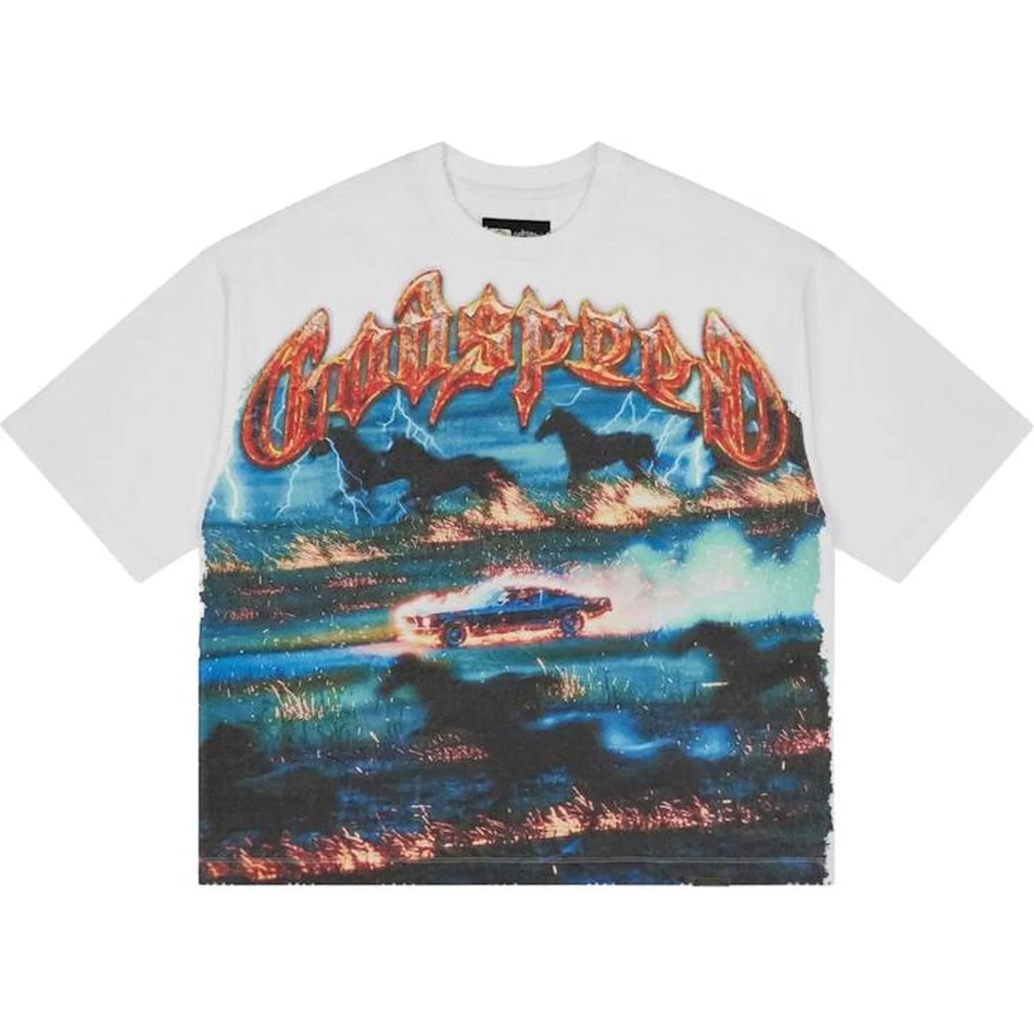 Godspeed Horsepower T-shirt White
