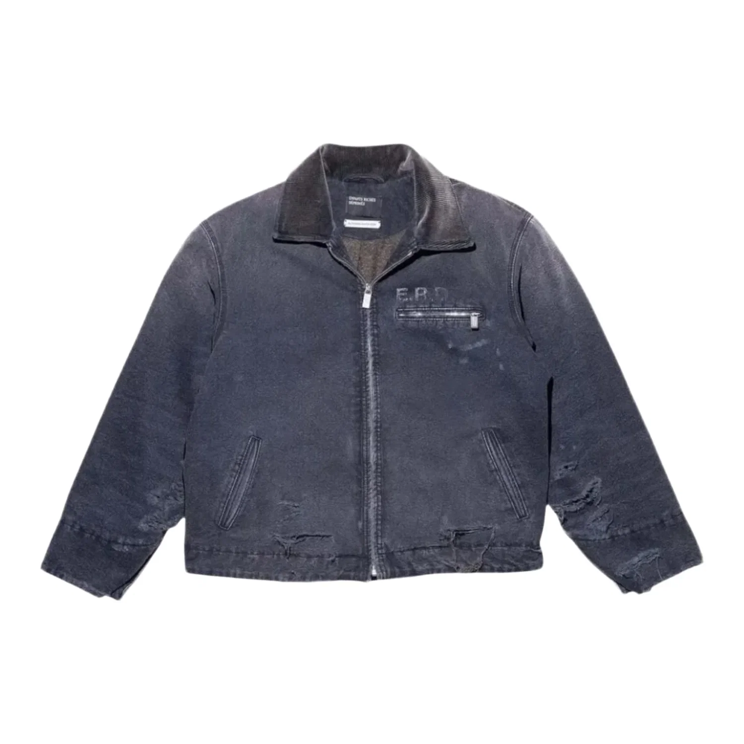 Enfants Riches Déprimés Blanket Lined Work Jacket Black
