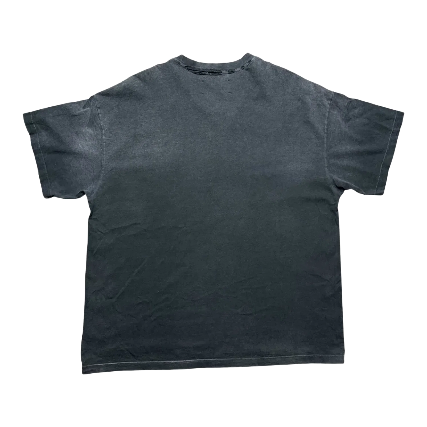 Satoshi Nakamoto Paint Splatter Distressed T-Shirt Black