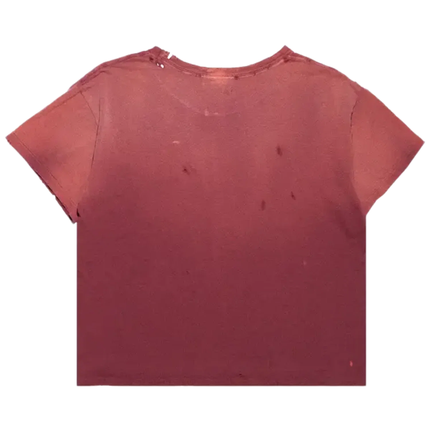 Enfants Riches Déprimés Burning Church T-Shirt Burgundy Red