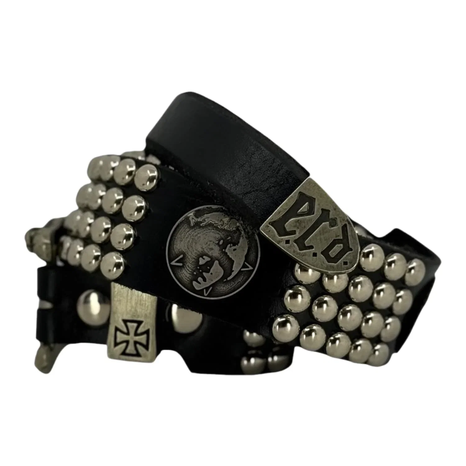 Enfants Riches Déprimés Nico's Coin Belt Studded Black