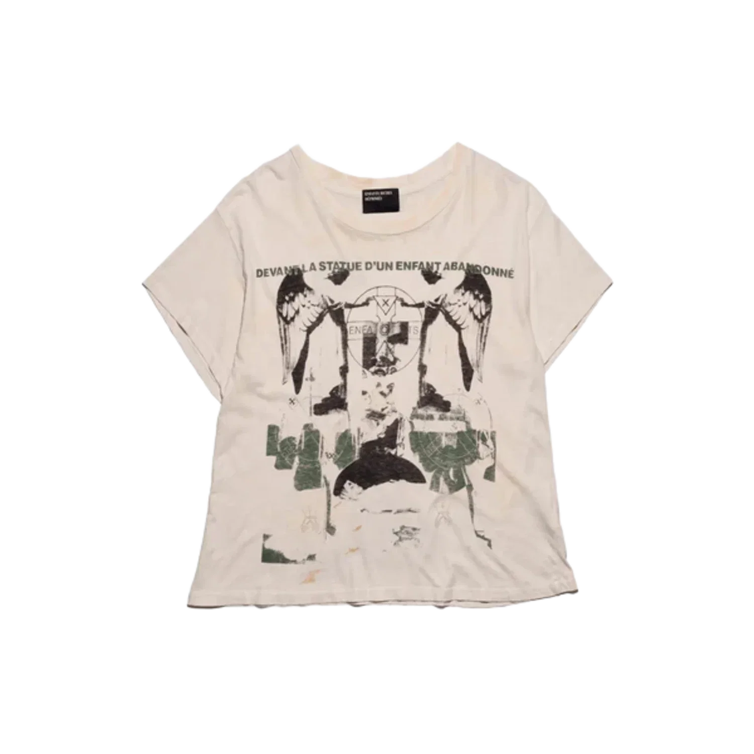 Enfants Riches Déprimés Nun Kicks Baby T-Shirt Dirty White