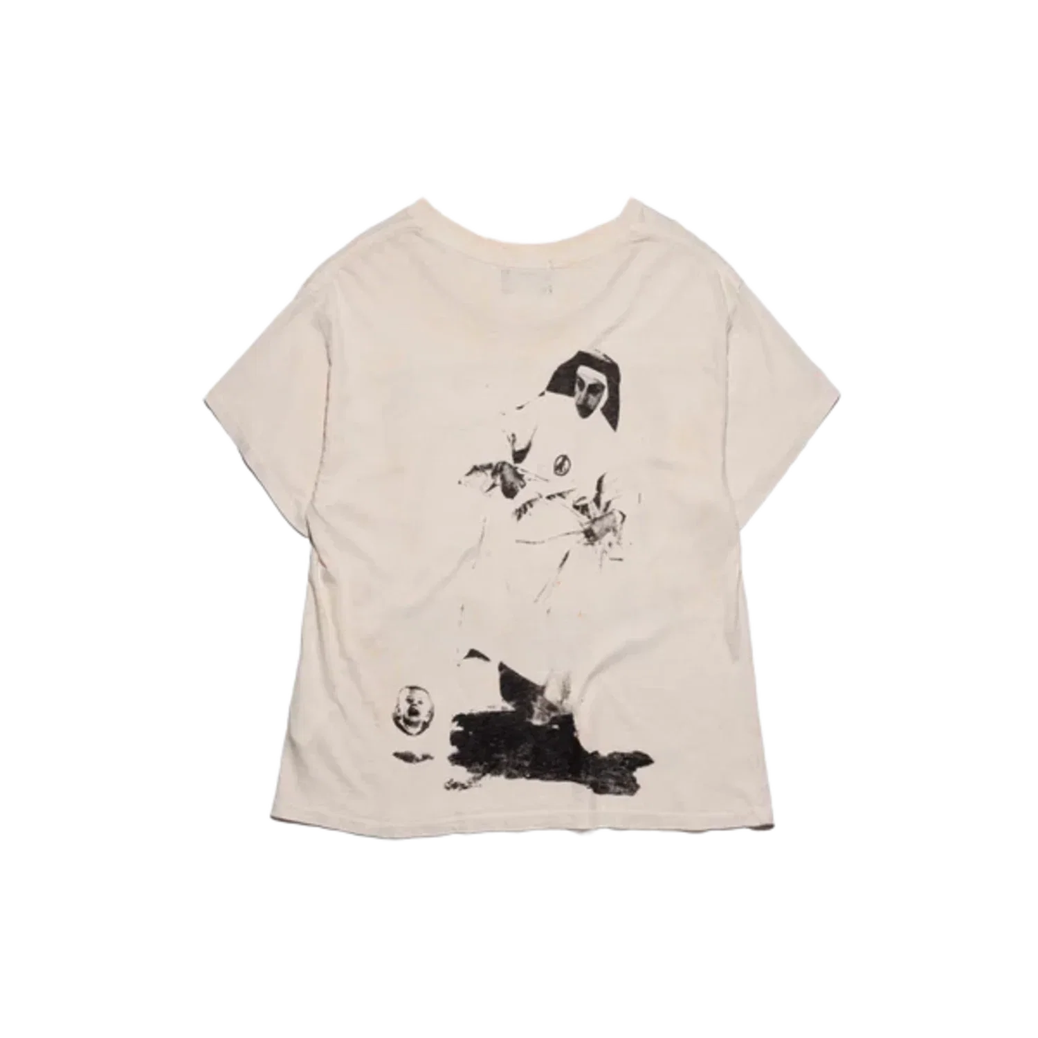 Enfants Riches Déprimés Nun Kicks Baby T-Shirt Dirty White