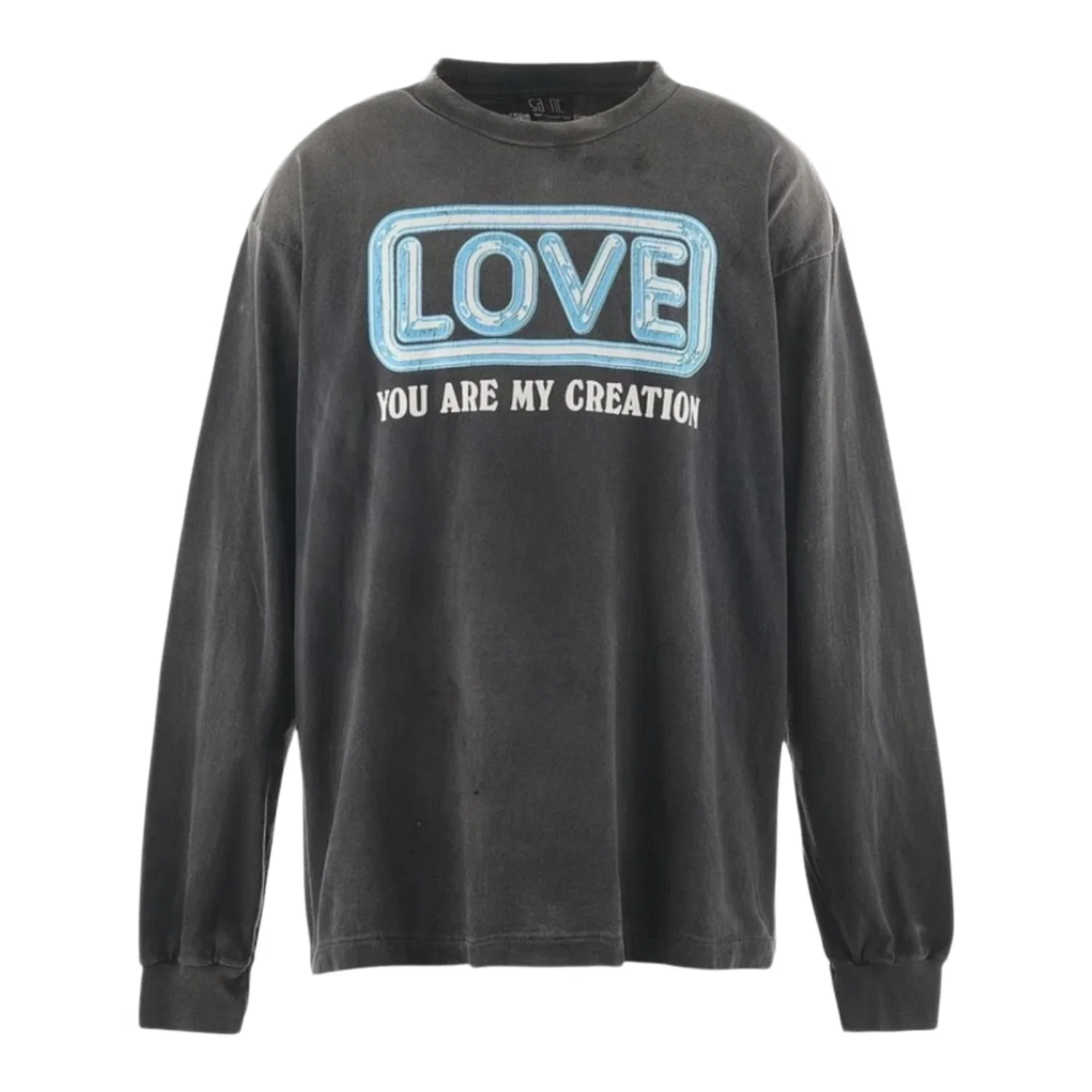 Saint Michael Love Long-Sleeve Tee Black
