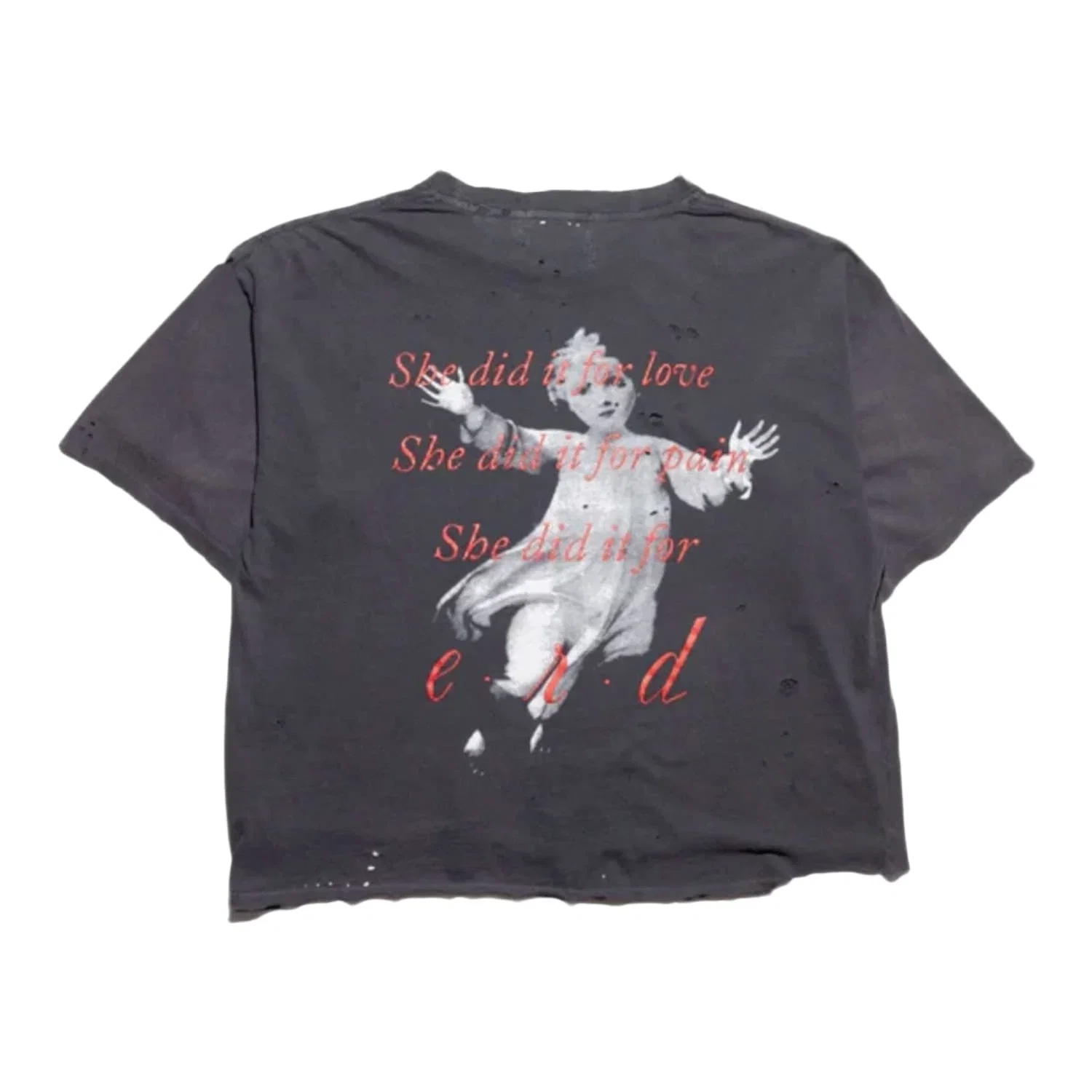 Enfants Riches Déprimés Well Of Loneliness T-Shirt Dirty Charcoal