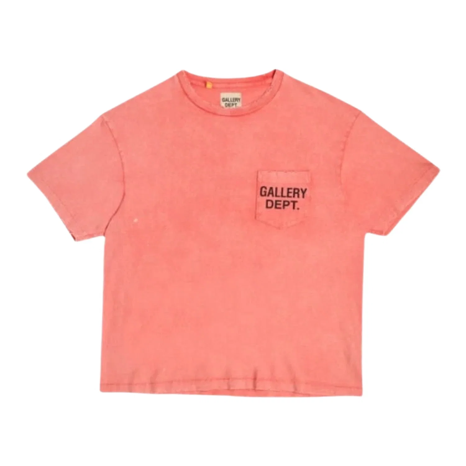 Gallery Dept. Sun Faded Red & Black Logo T-Shirt