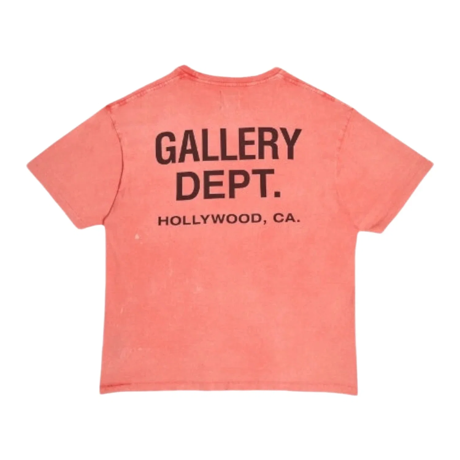 Gallery Dept. Sun Faded Red & Black Logo T-Shirt