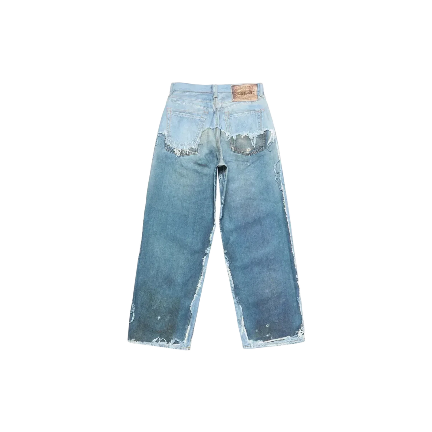 Acne Studios Trompe L'oeil Jeans 1981 Mid Blue