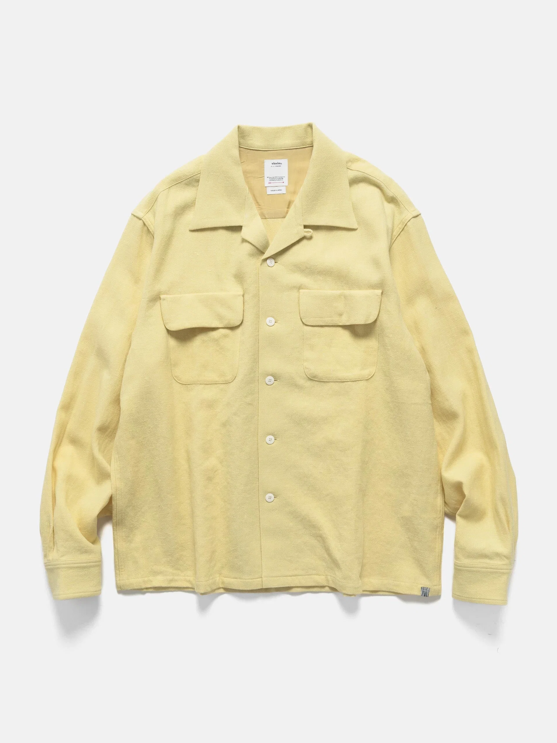 visvim Carrow Shirt L/S Yellow