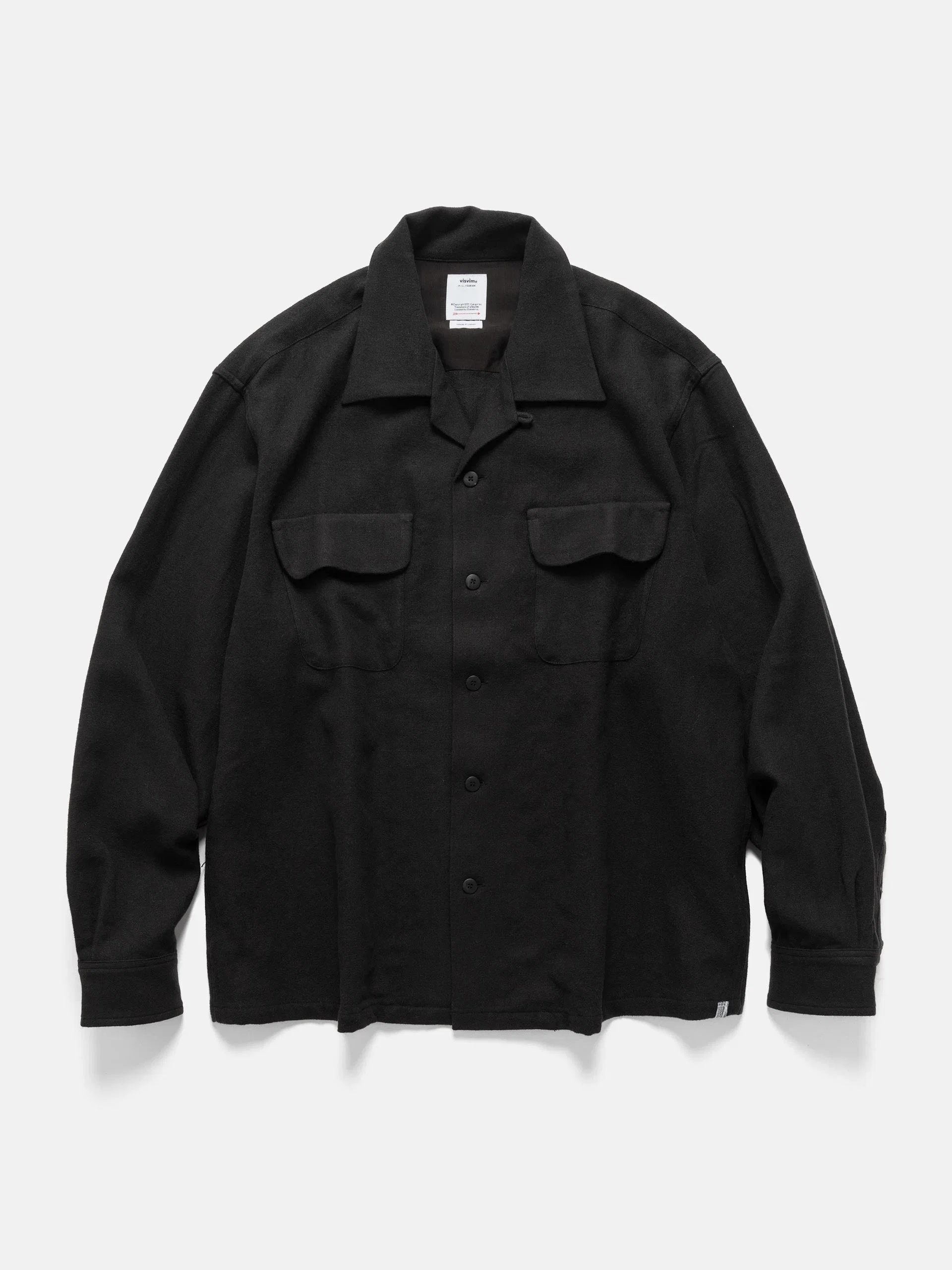 visvim Carrow Shirt L/S Charcoal