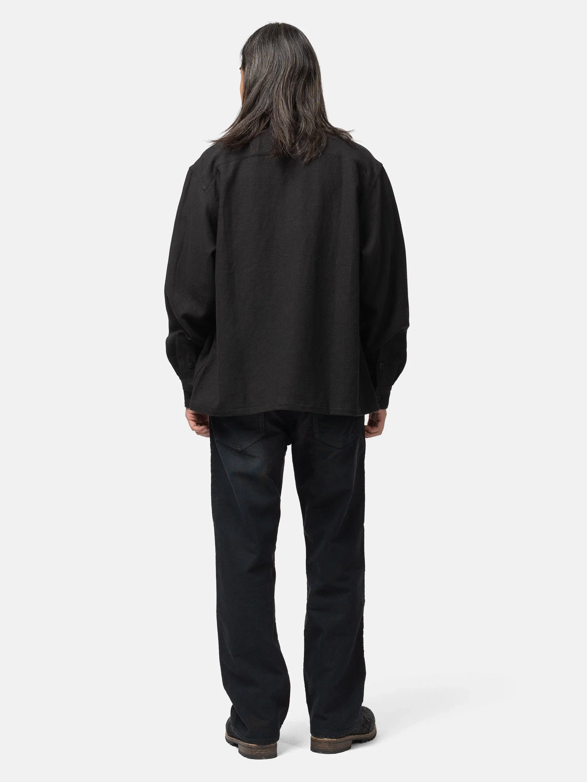 visvim Carrow Shirt L/S Charcoal