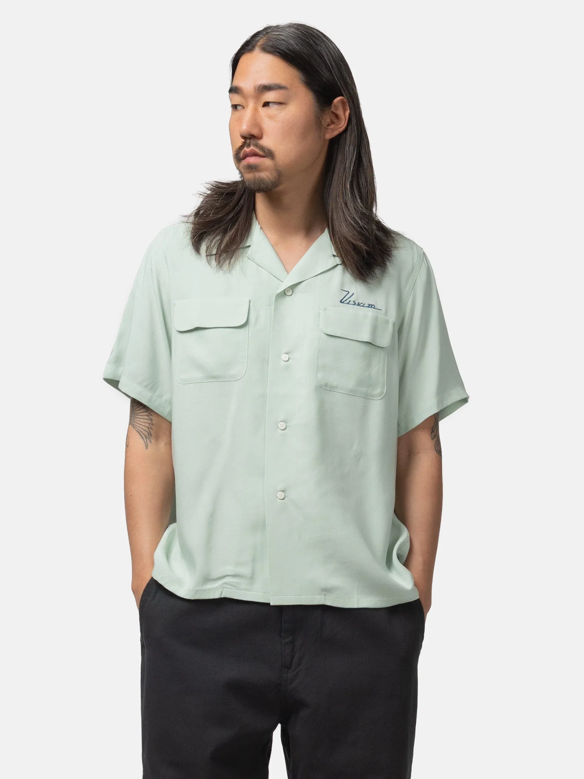 visvim Judd Shirt S/S Pl. Green