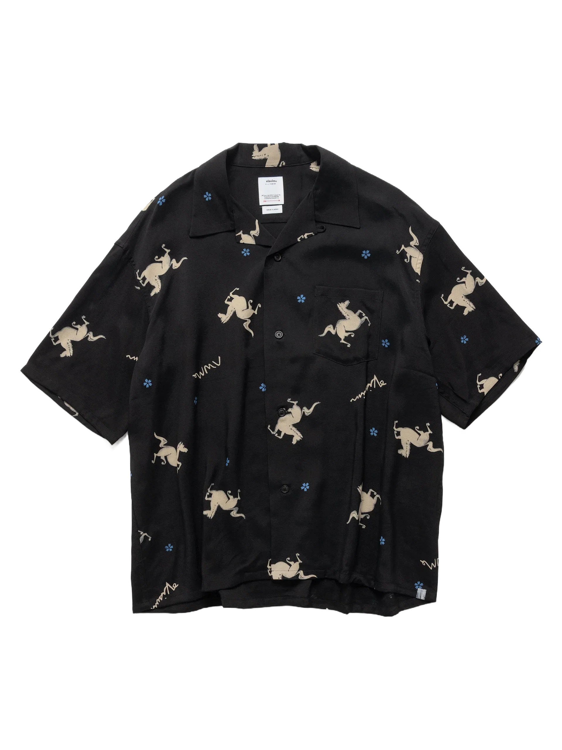 visvim Crosby Shirt S/S Black