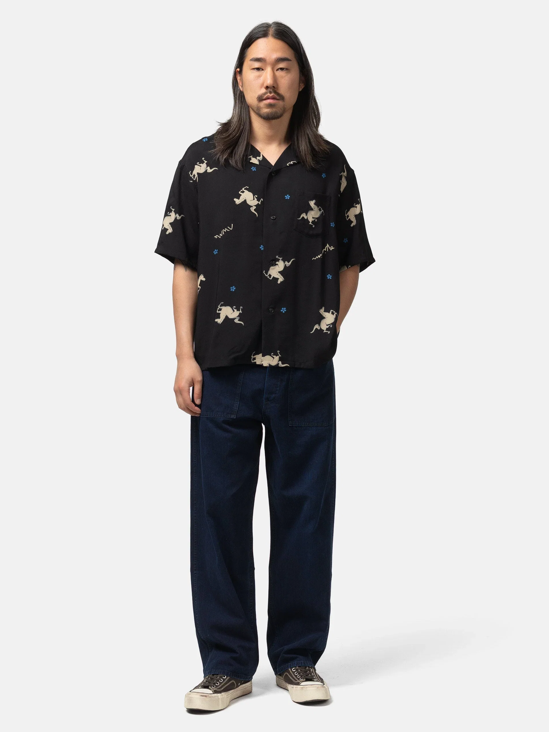 visvim Crosby Shirt S/S Black