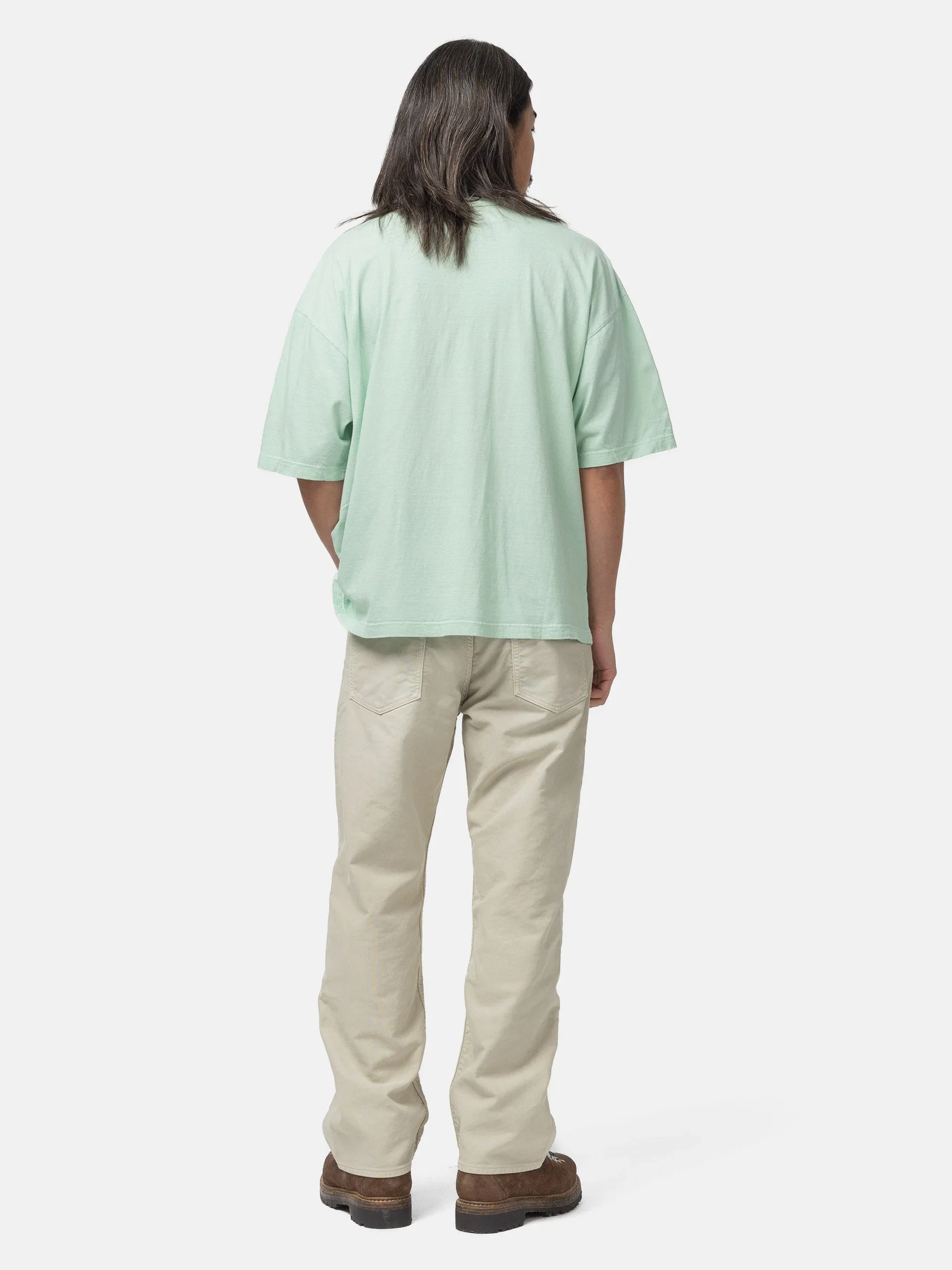 visvim Mondo Tee S/S DMGD Lt. Green
