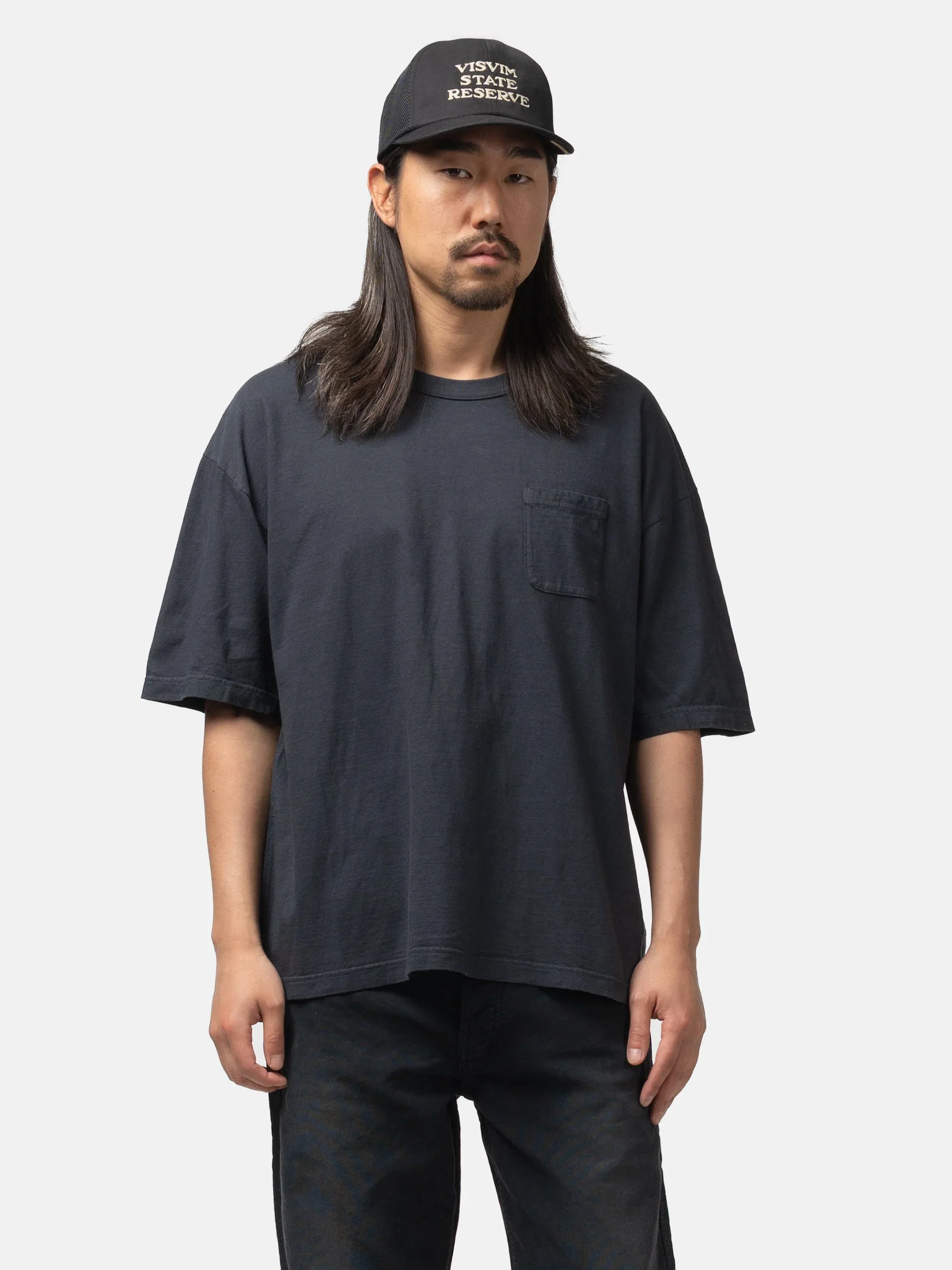 visvim Mondo Tee S/S DMGD Black
