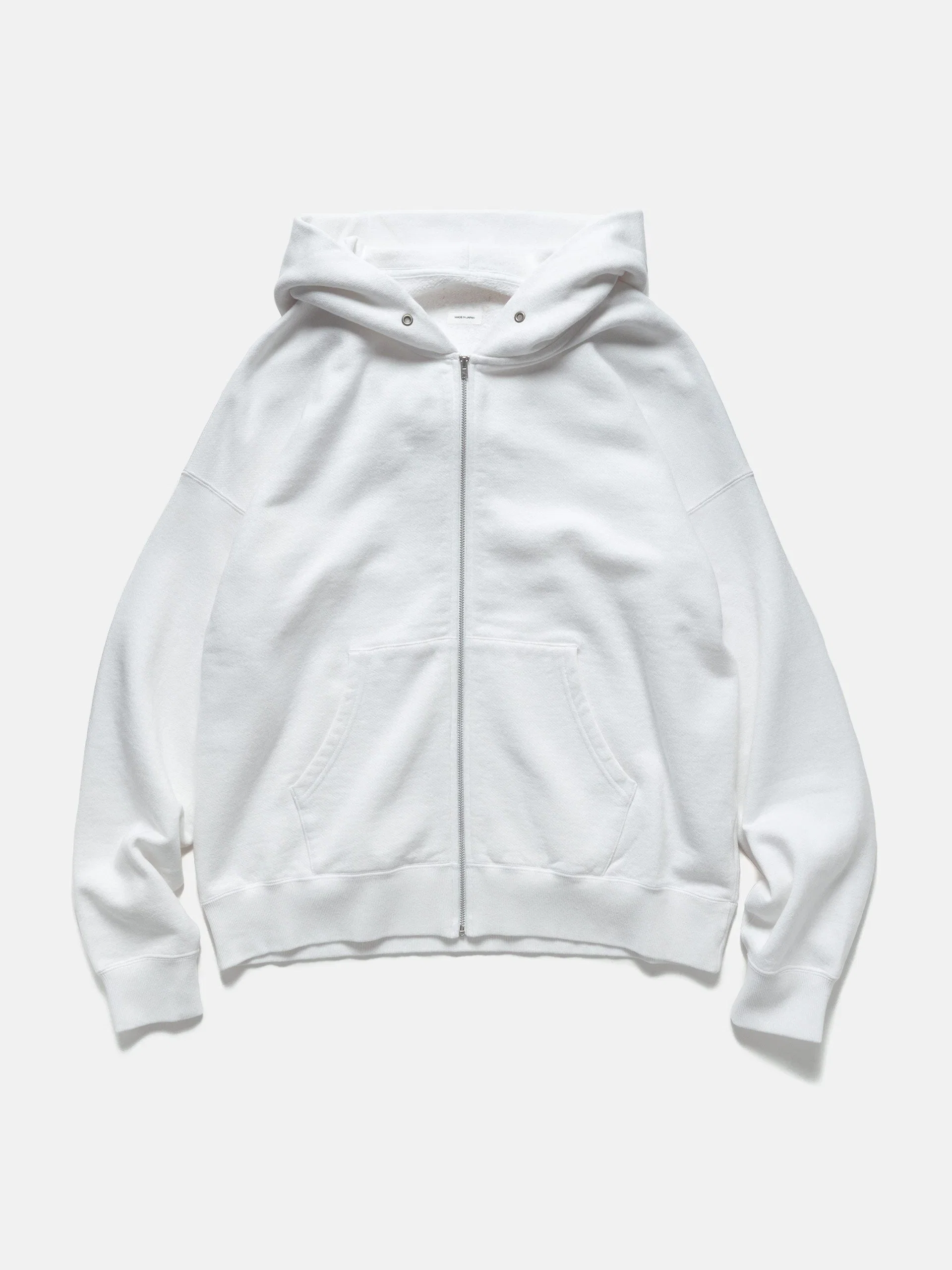 visvim Ultimate Jumbo SB Hoodie F.Z. White