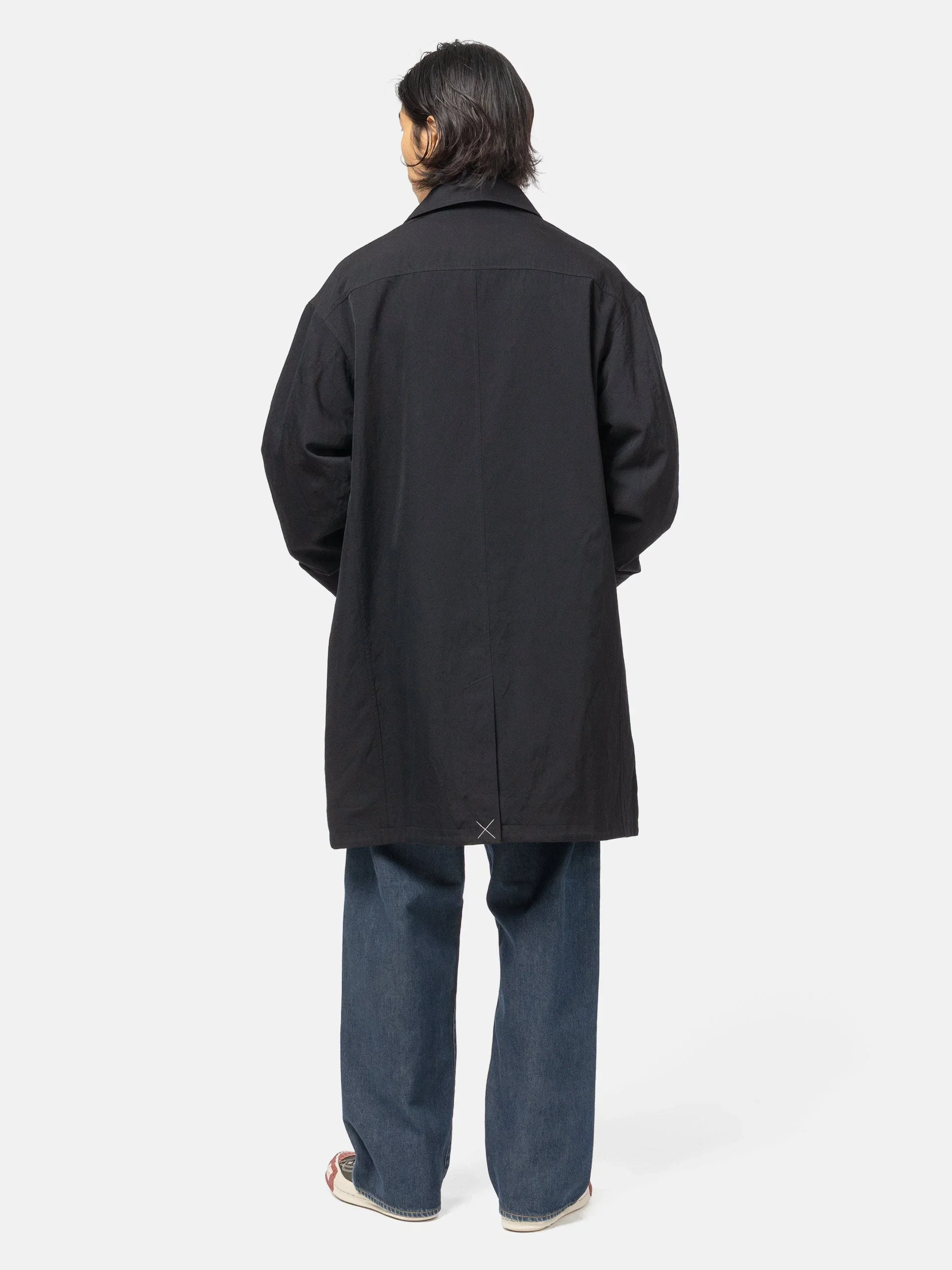 visvim Balmat Soutien Coat Black