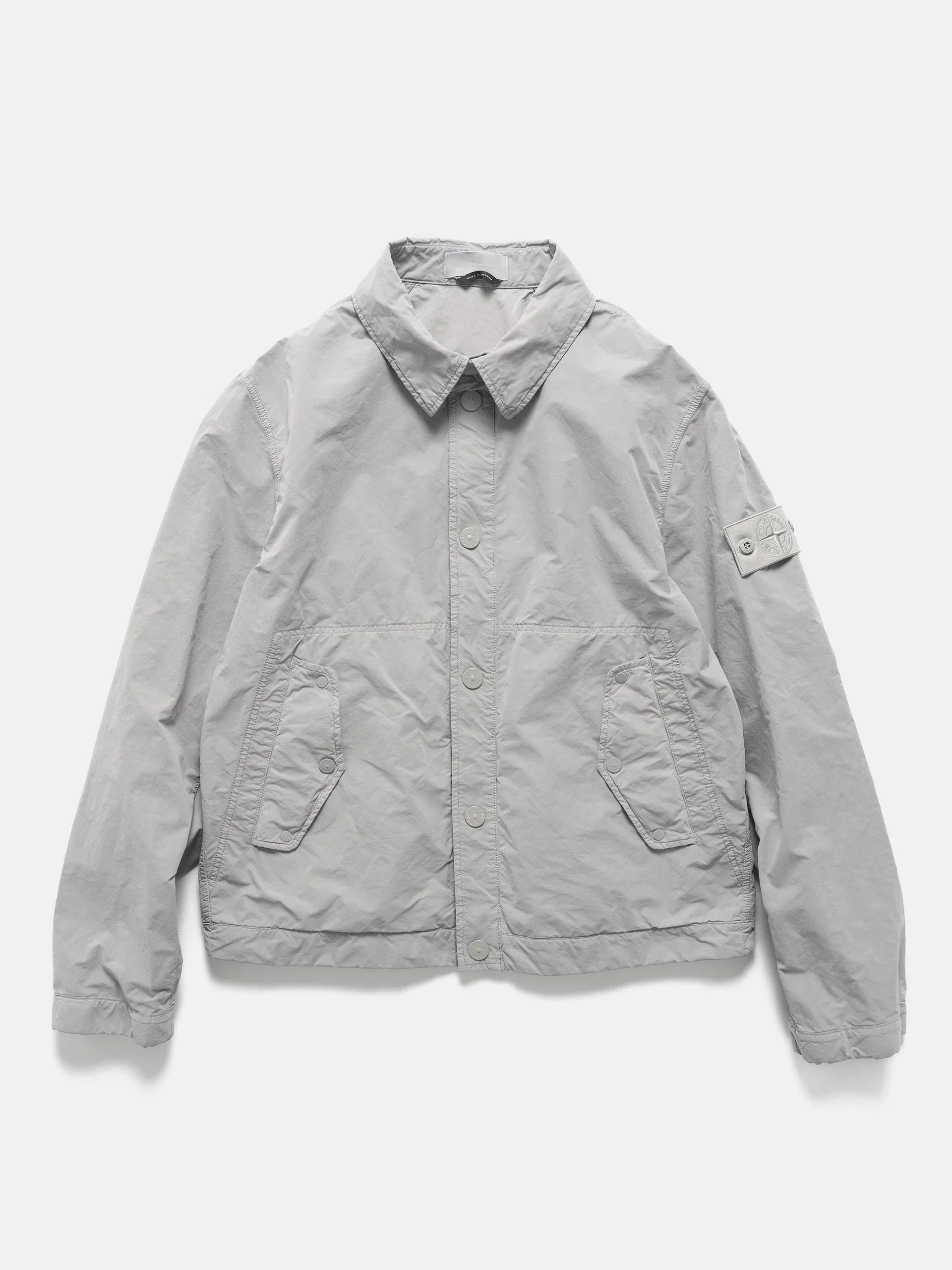 Stone Island Ghost Piece David Light-TC Coach Jacket Dust
