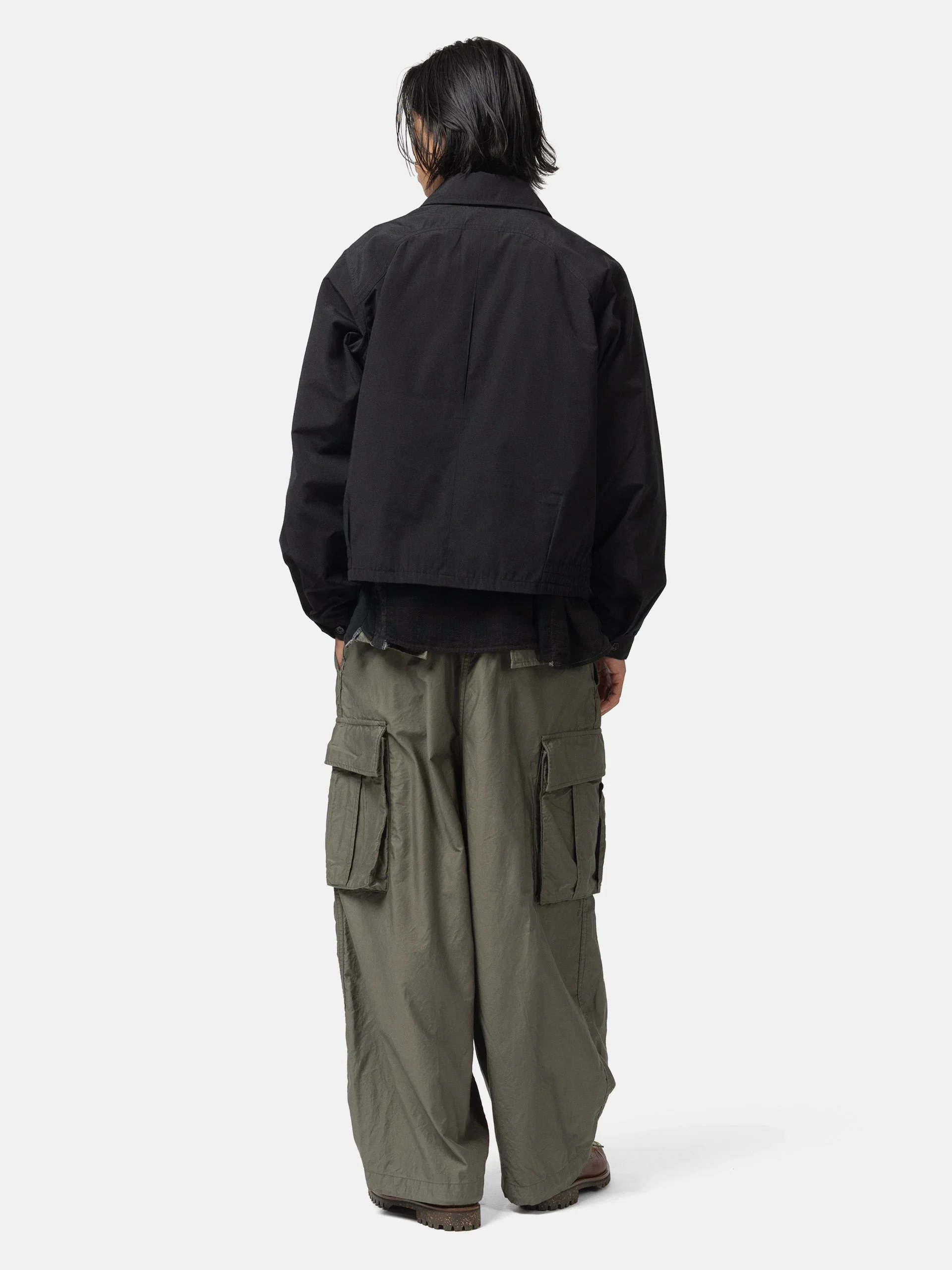 Needles CB Gasset Sports Jacket - PE/C Typewriter Black