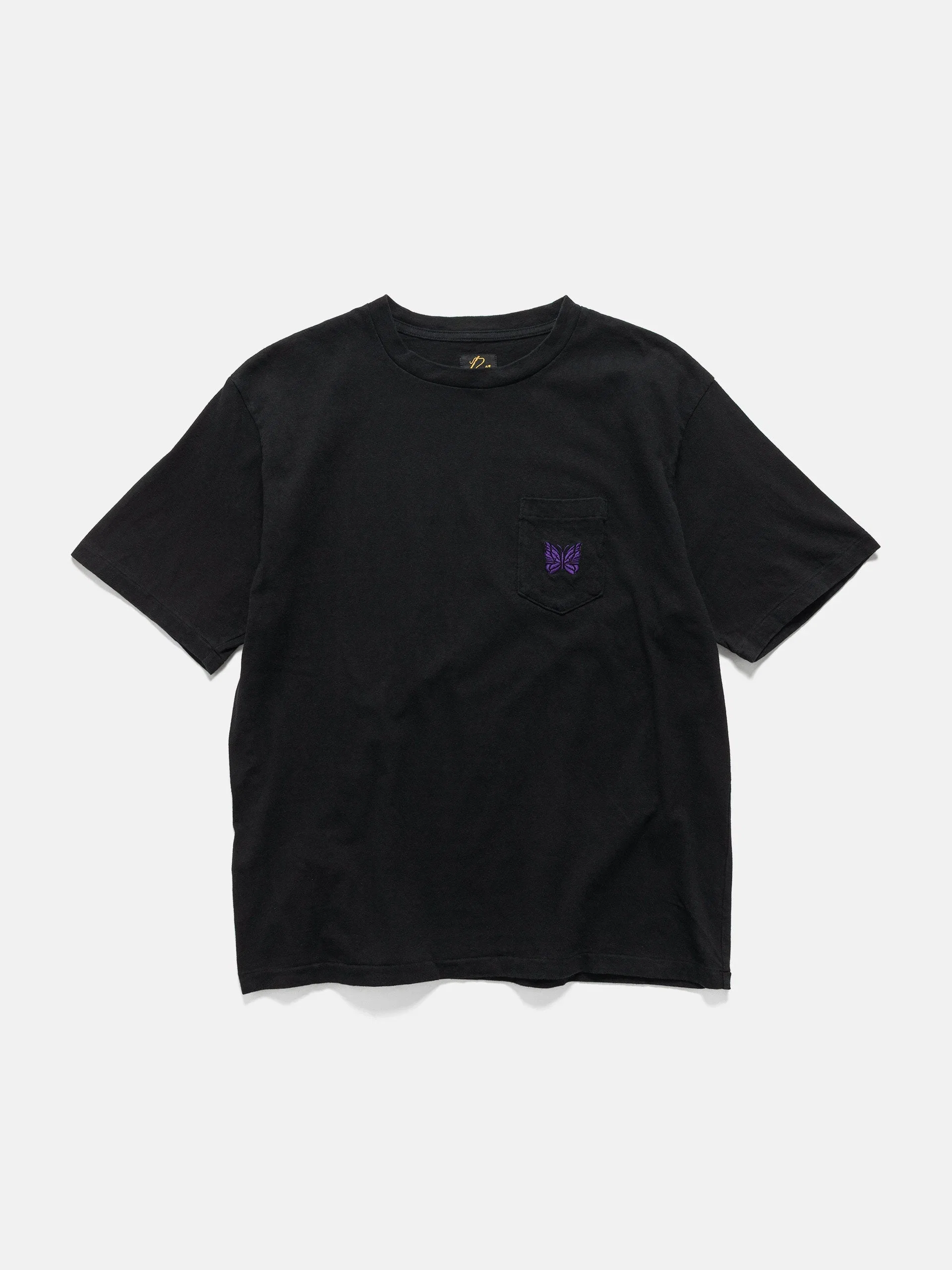 Needles S/S Pocket Tee - Cotton Jersey Black