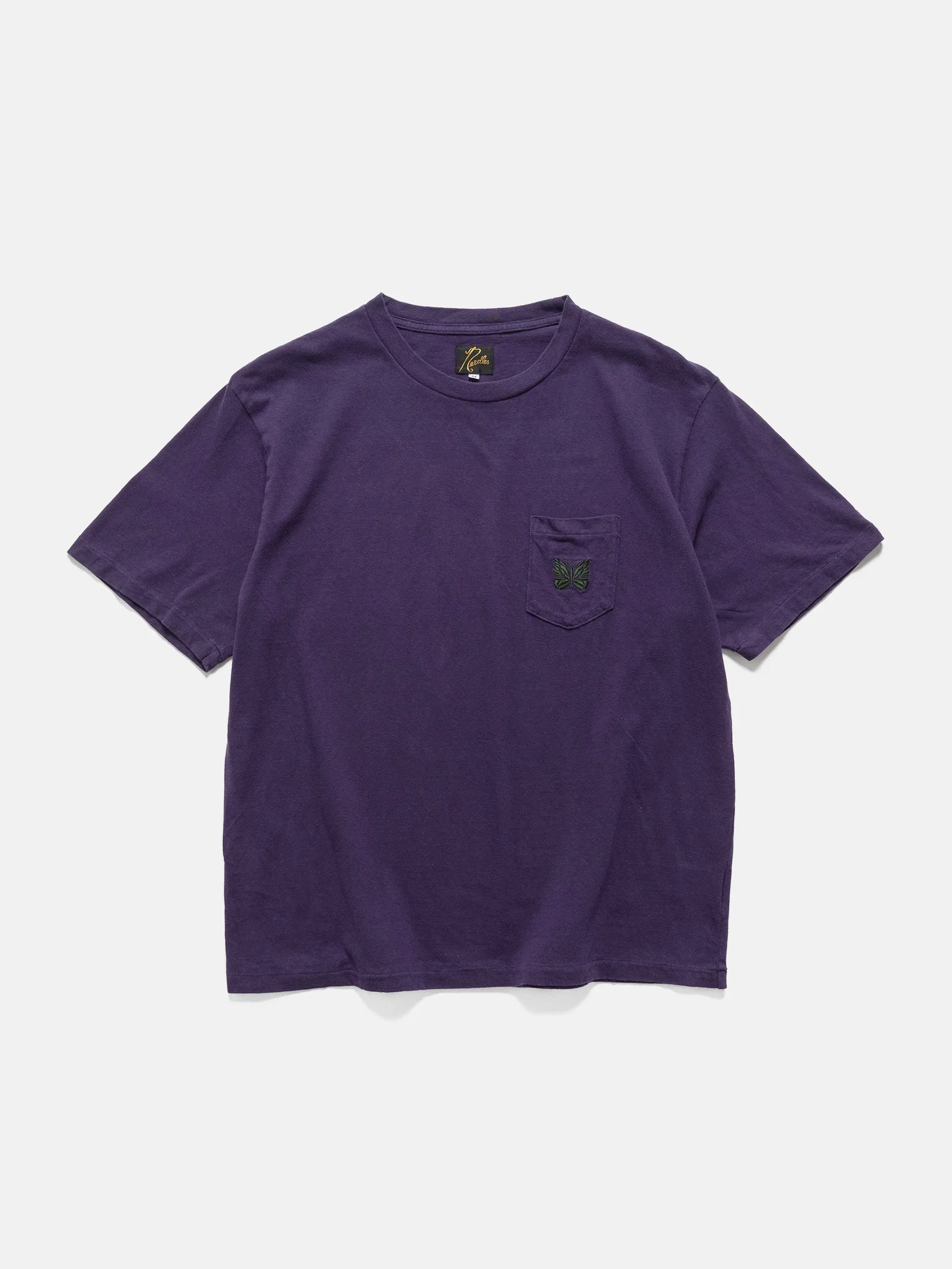 Needles S/S Pocket Tee - Cotton Jersey Purple