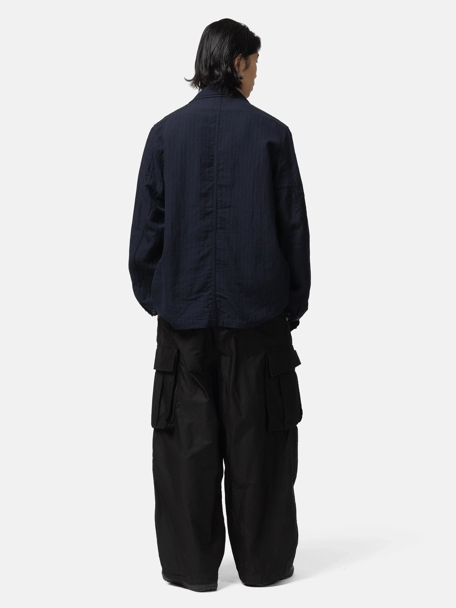 Needles Arrow Jacket - W/L Herringbone Navy