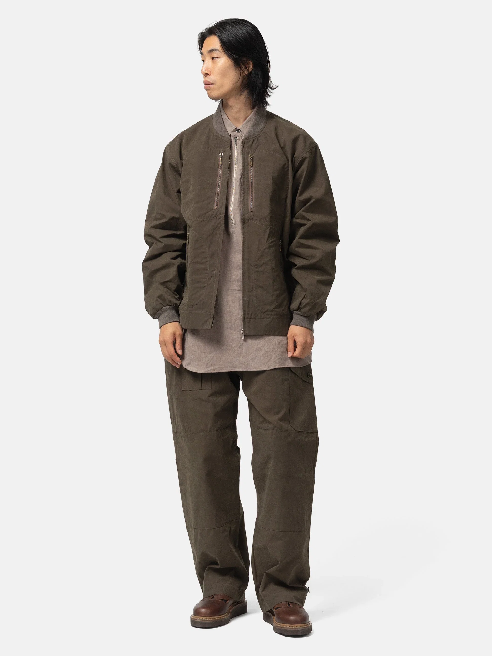 Needles Field Pant - Waxed Cloth Brown