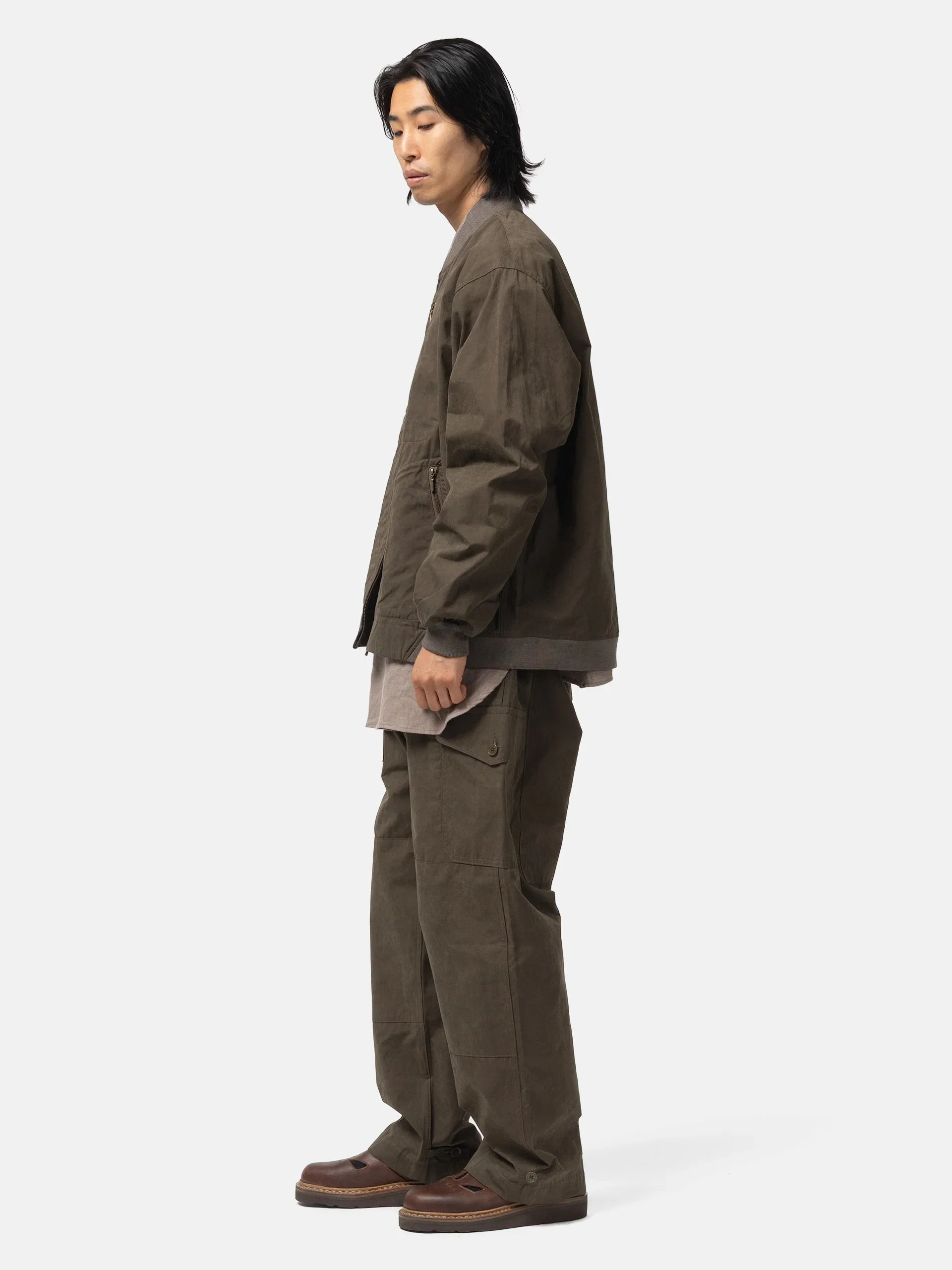 Needles Field Pant - Waxed Cloth Brown