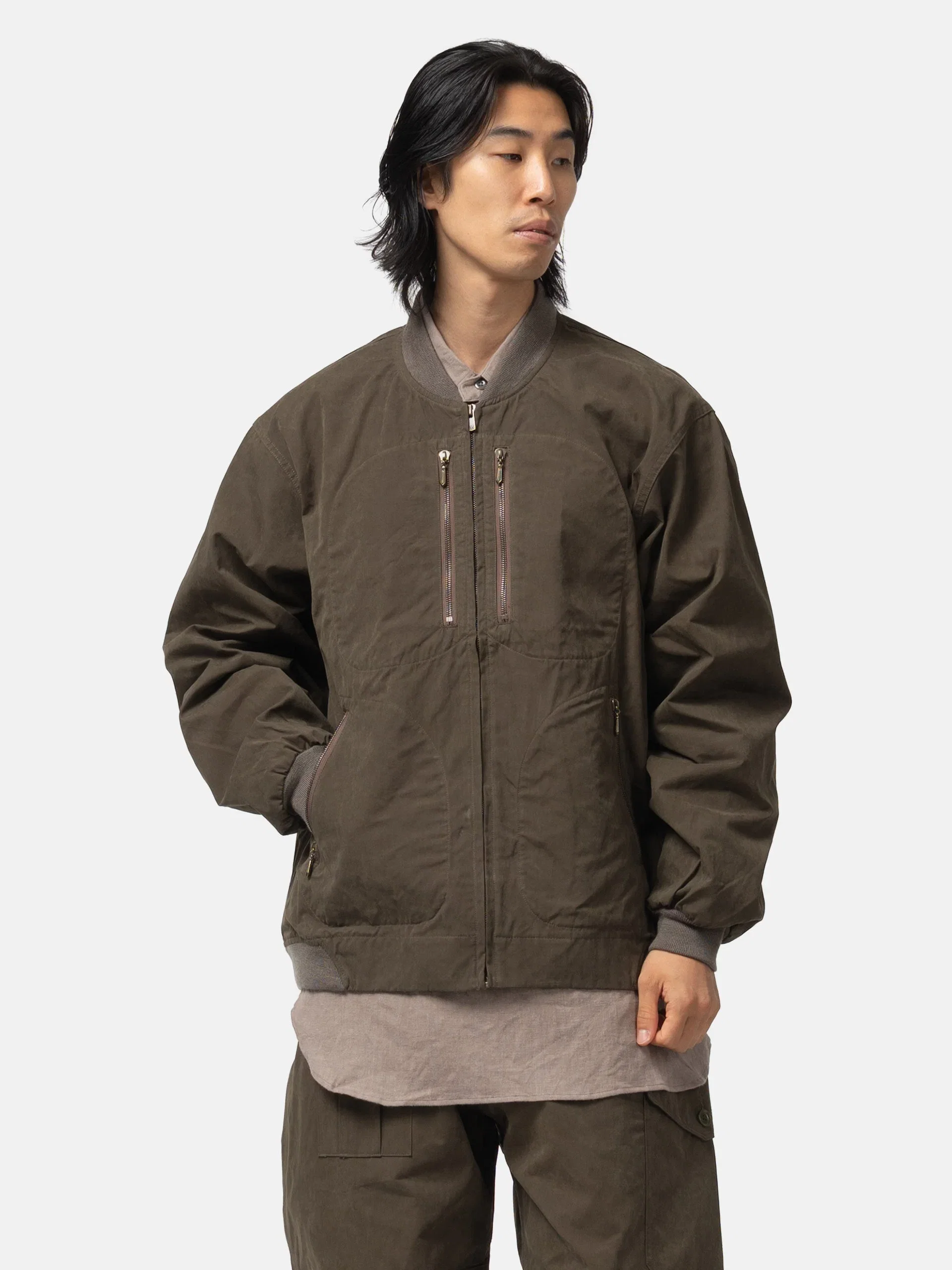 Needles B.B. Jacket - Waxed Cloth Brown