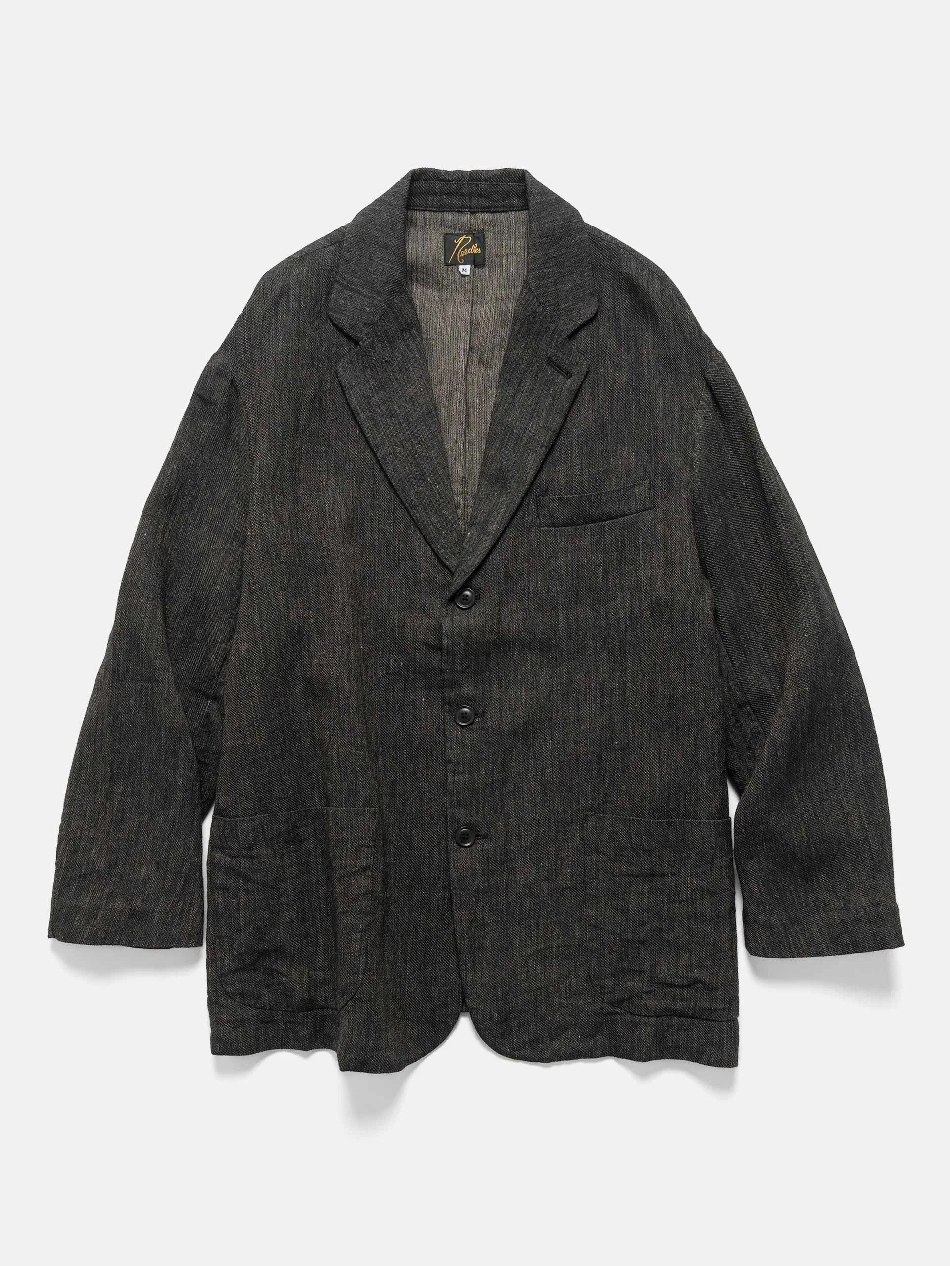 Needles Uncon Jacket - Linen Wool Twill Black