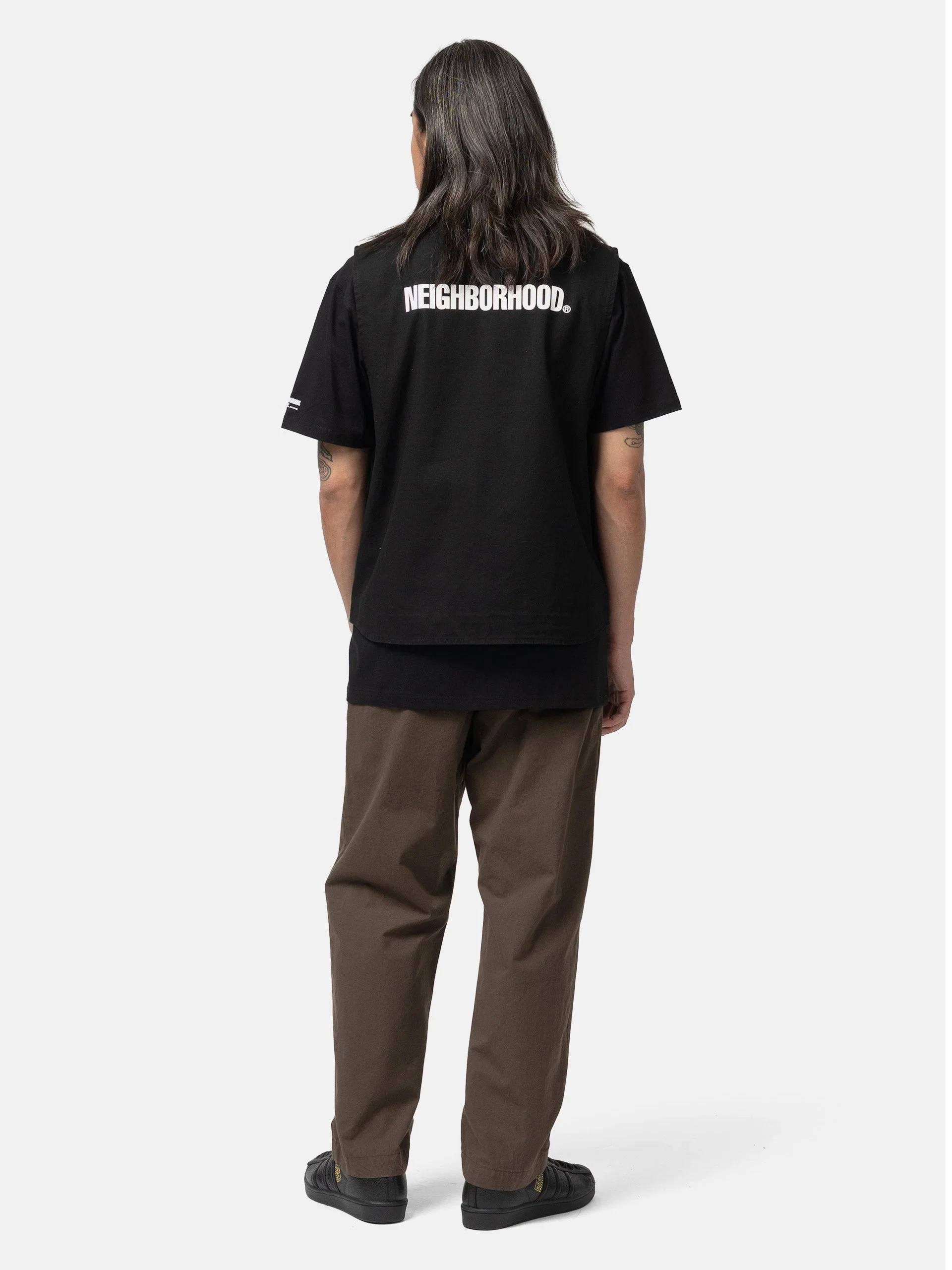 Neighborhood Zip Work Vest Black