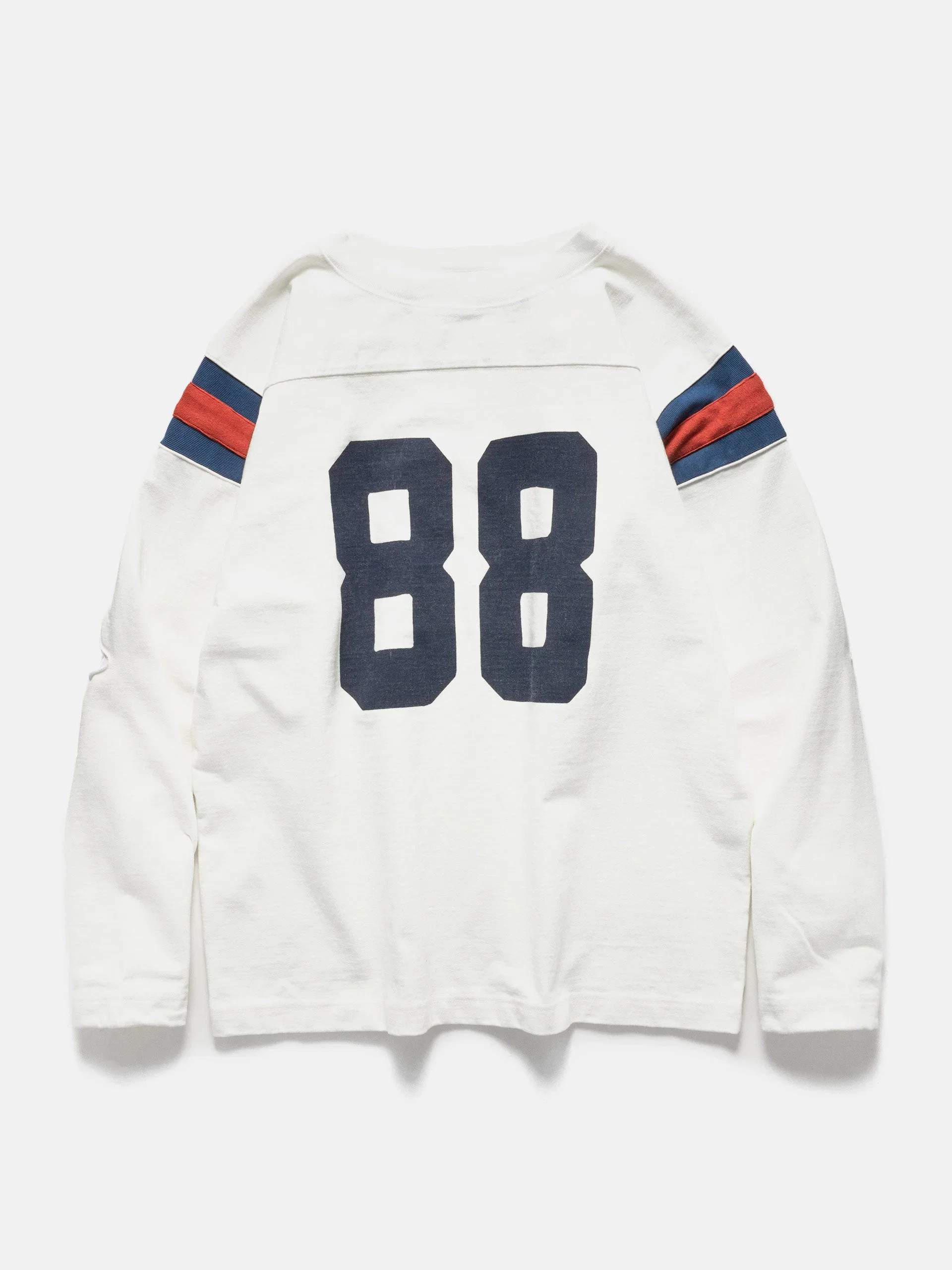 KAPITAL 16/-Dense Jersey Elbow-Rip Football T (88) White