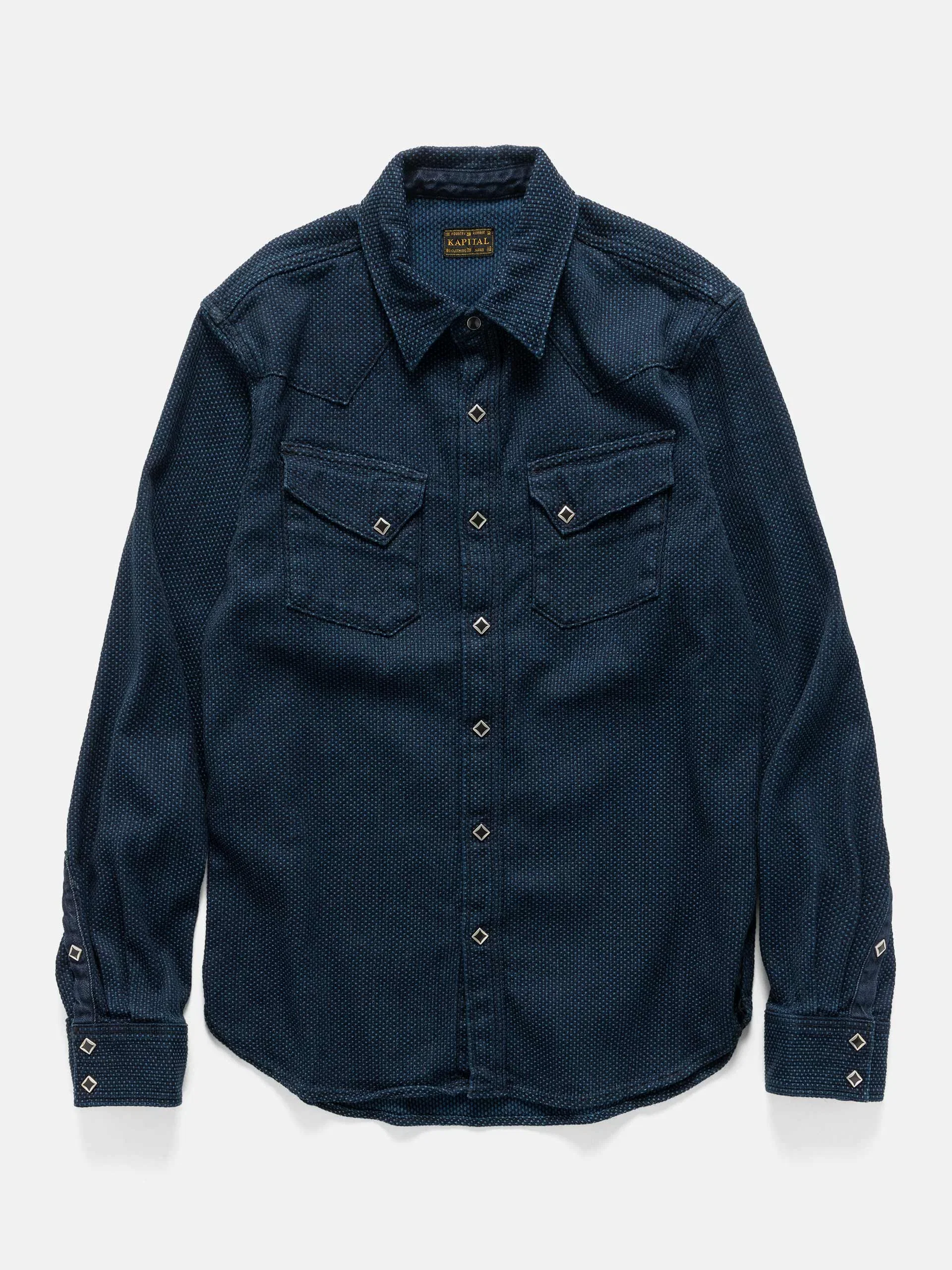 KAPITAL IDG DO-GI Canvas Western Shirt IDG